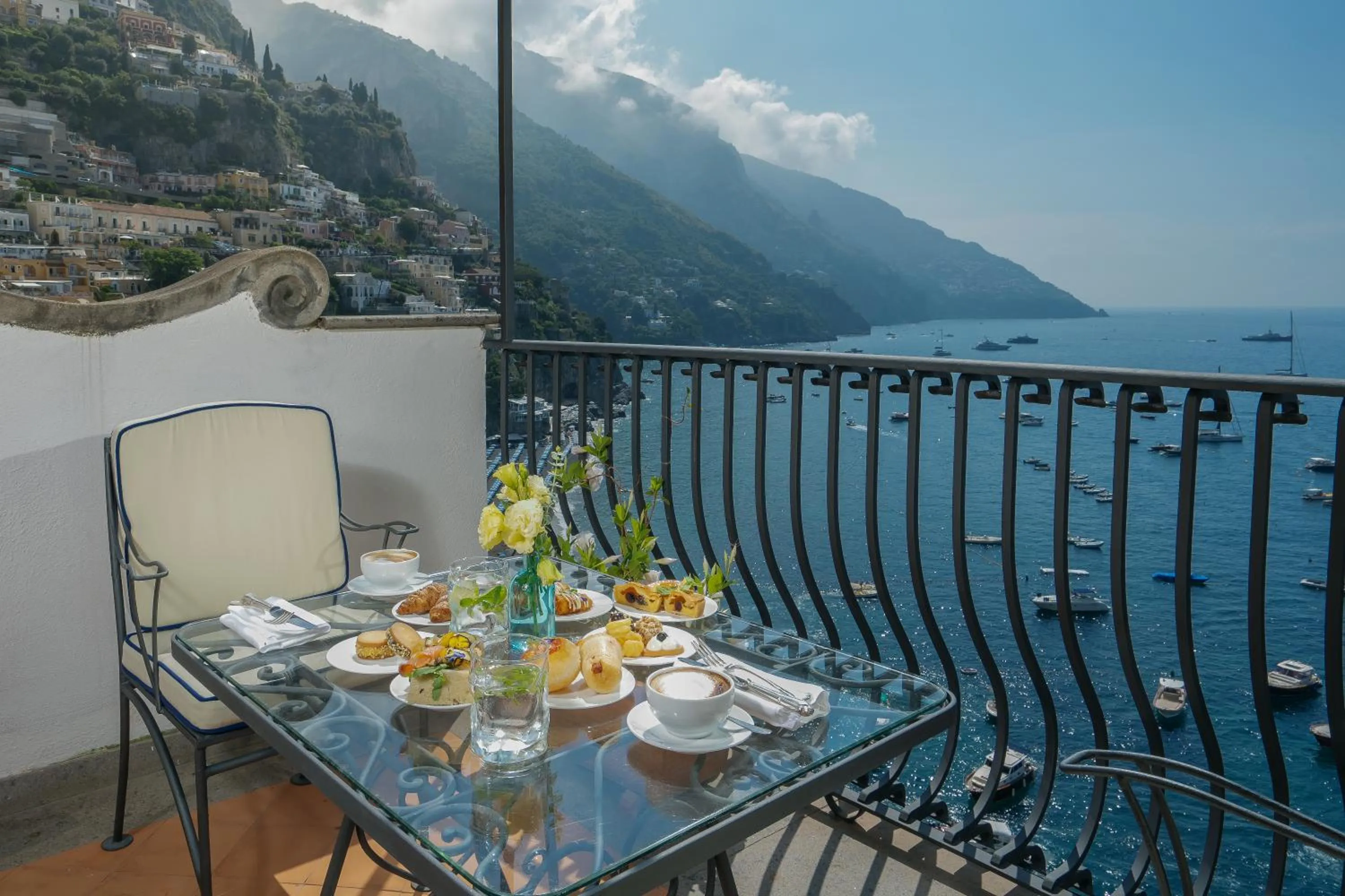 Balcony/Terrace in Albergo Miramare Positano