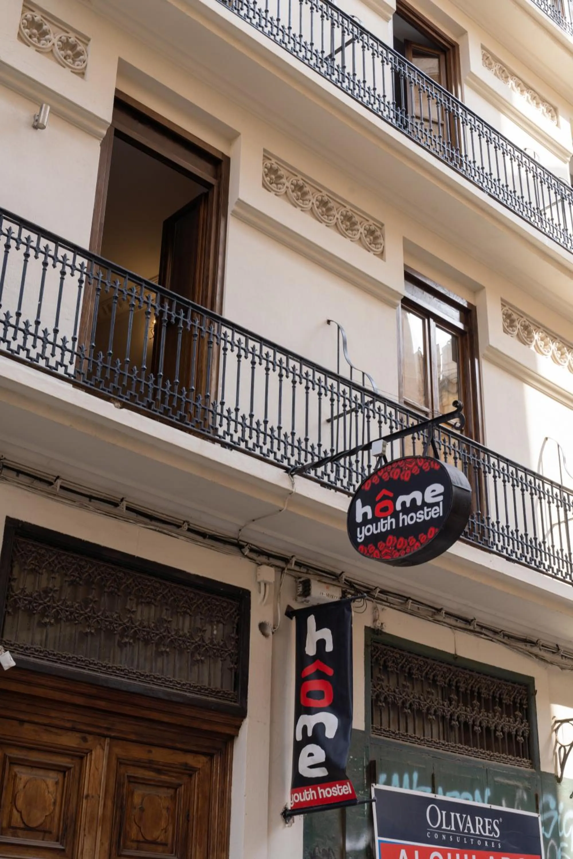 Property building in Home Youth Hostel by Feetup Hostels