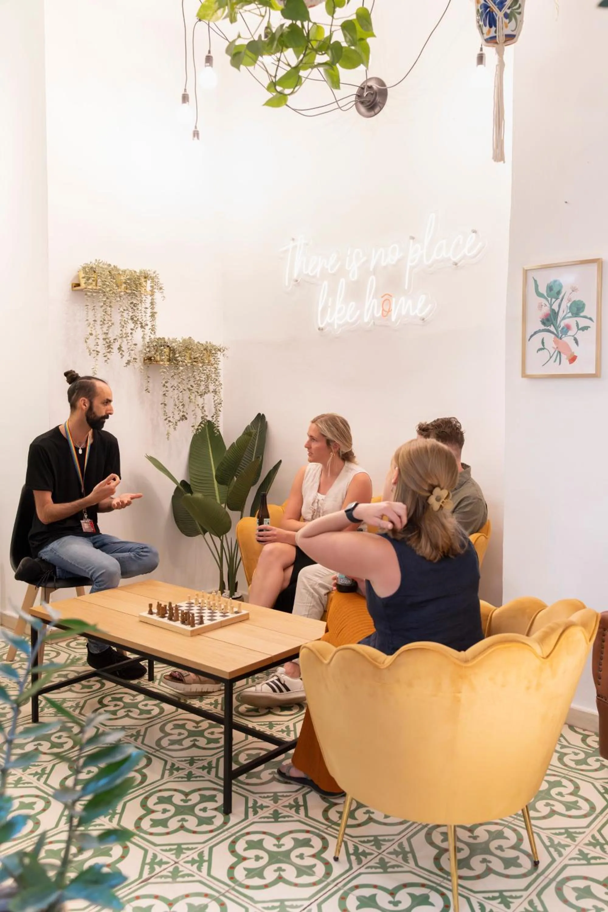 People in Home Youth Hostel by Feetup Hostels