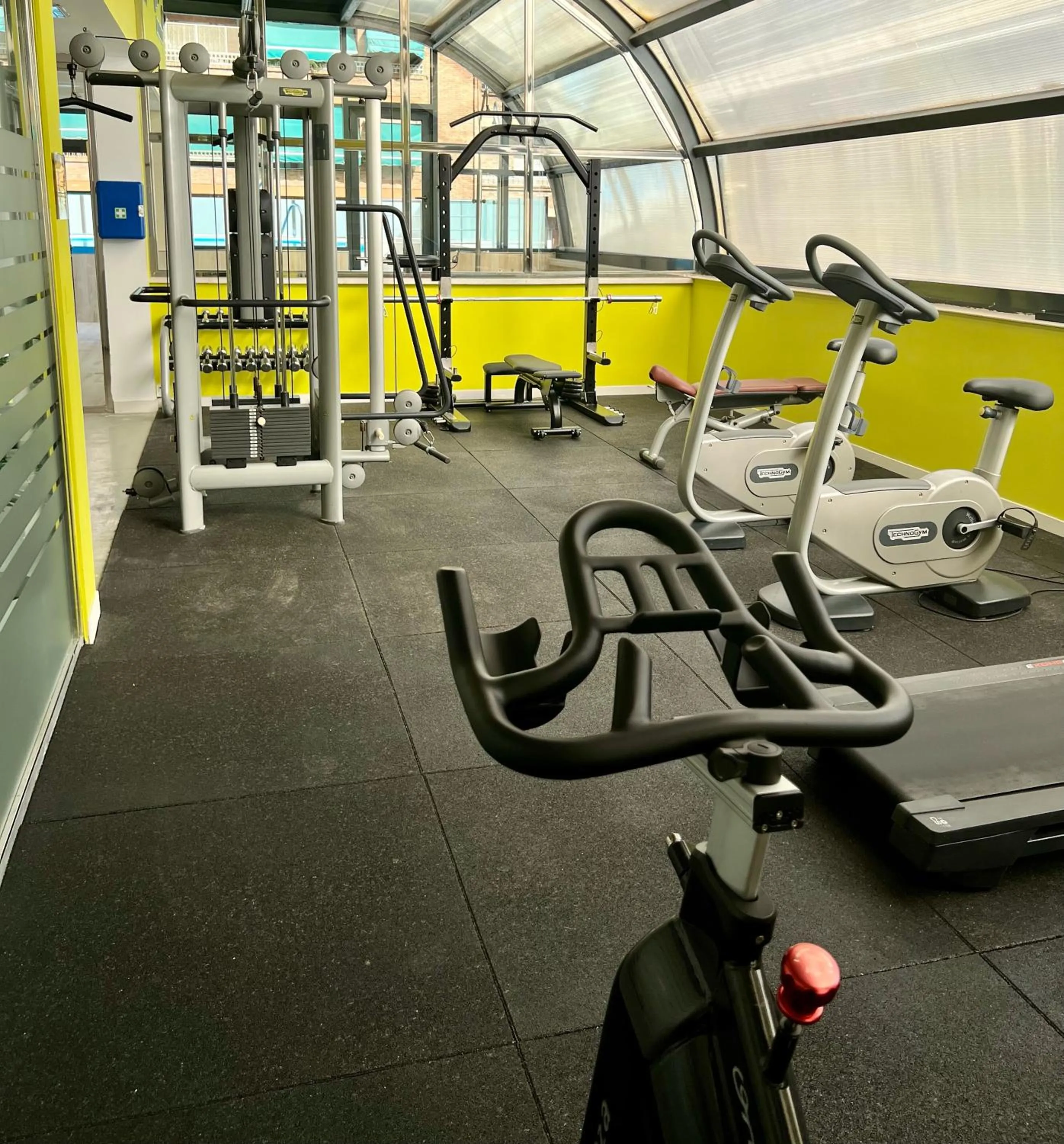 Fitness centre/facilities in Hotel Tent Granada