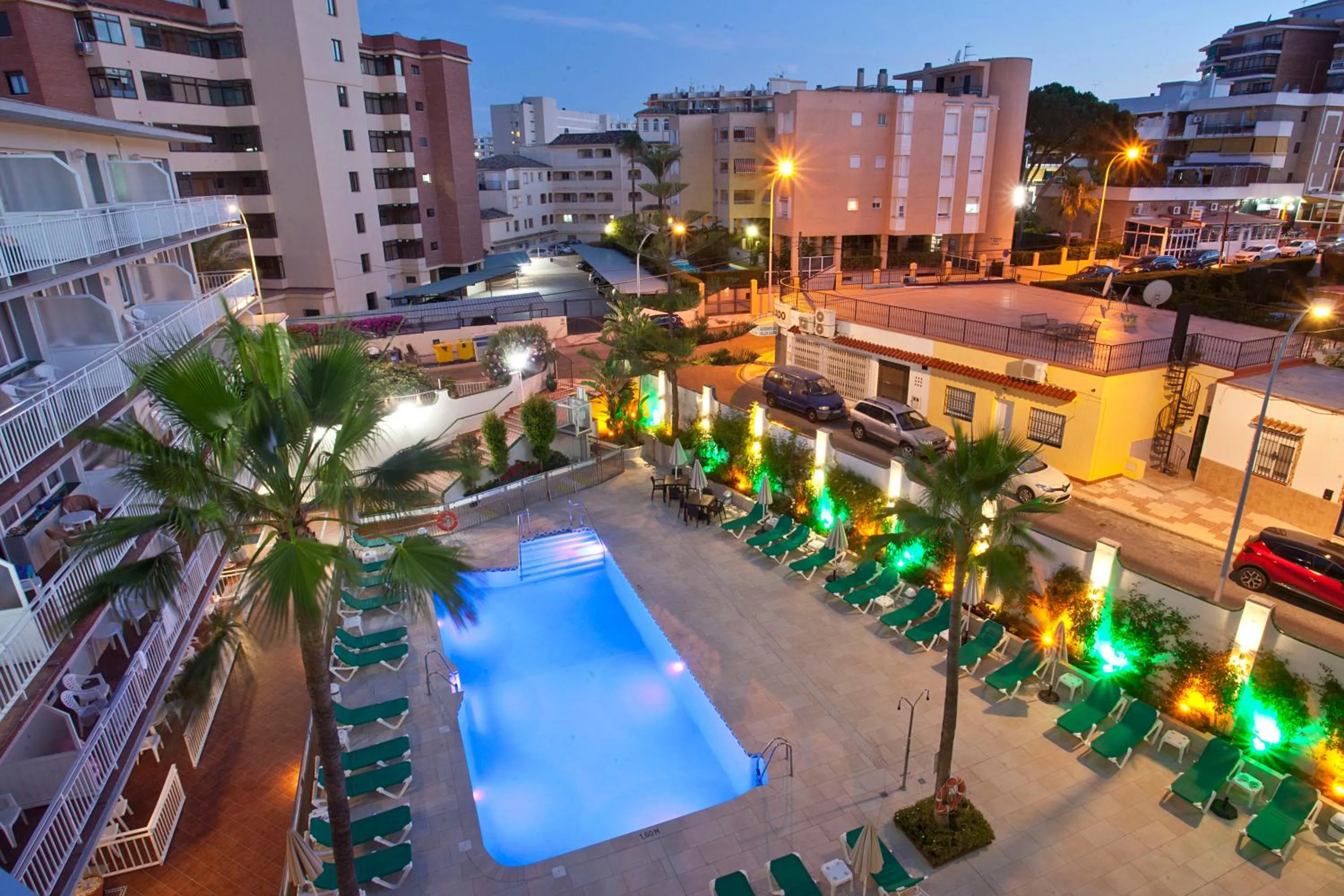 Pool view in Apartamentos Ecuador Park