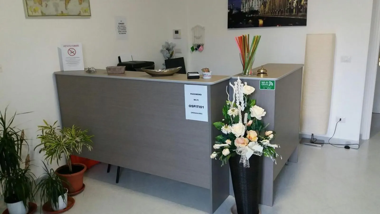 Lobby or reception in Ostello Villafranca