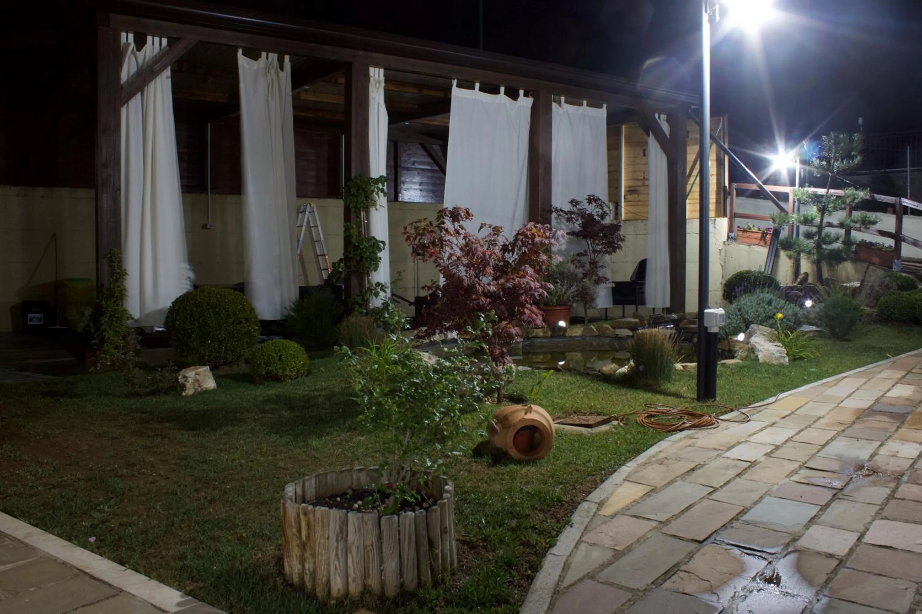 Patio in Ostello Villafranca