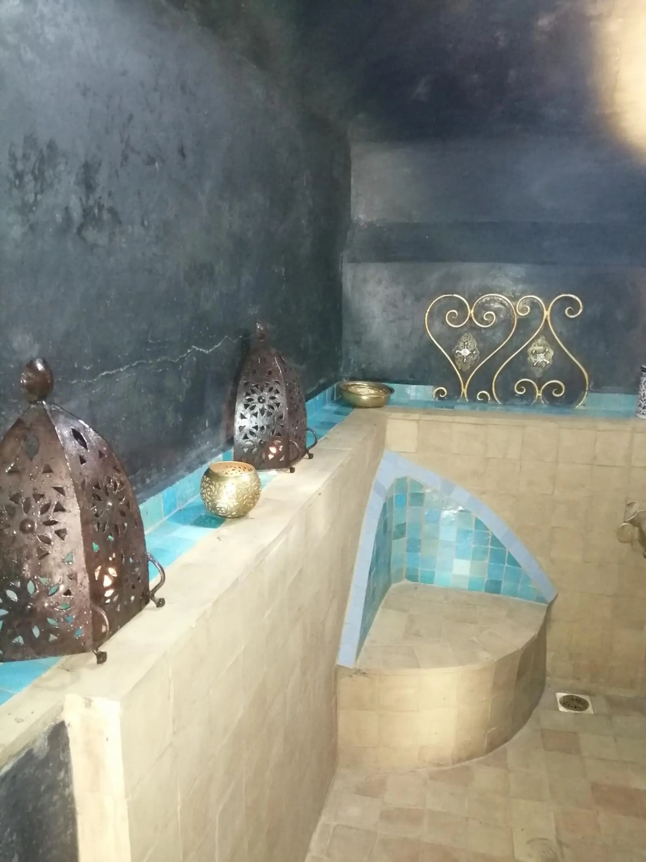 Steam room in Les Bains de Fez Tara