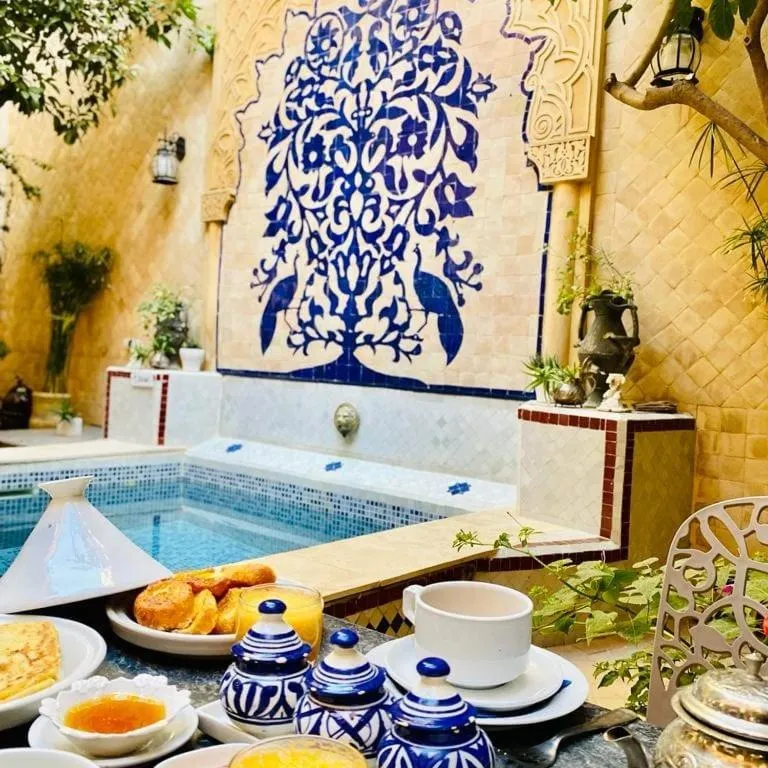 Breakfast in Les Bains de Fez Tara