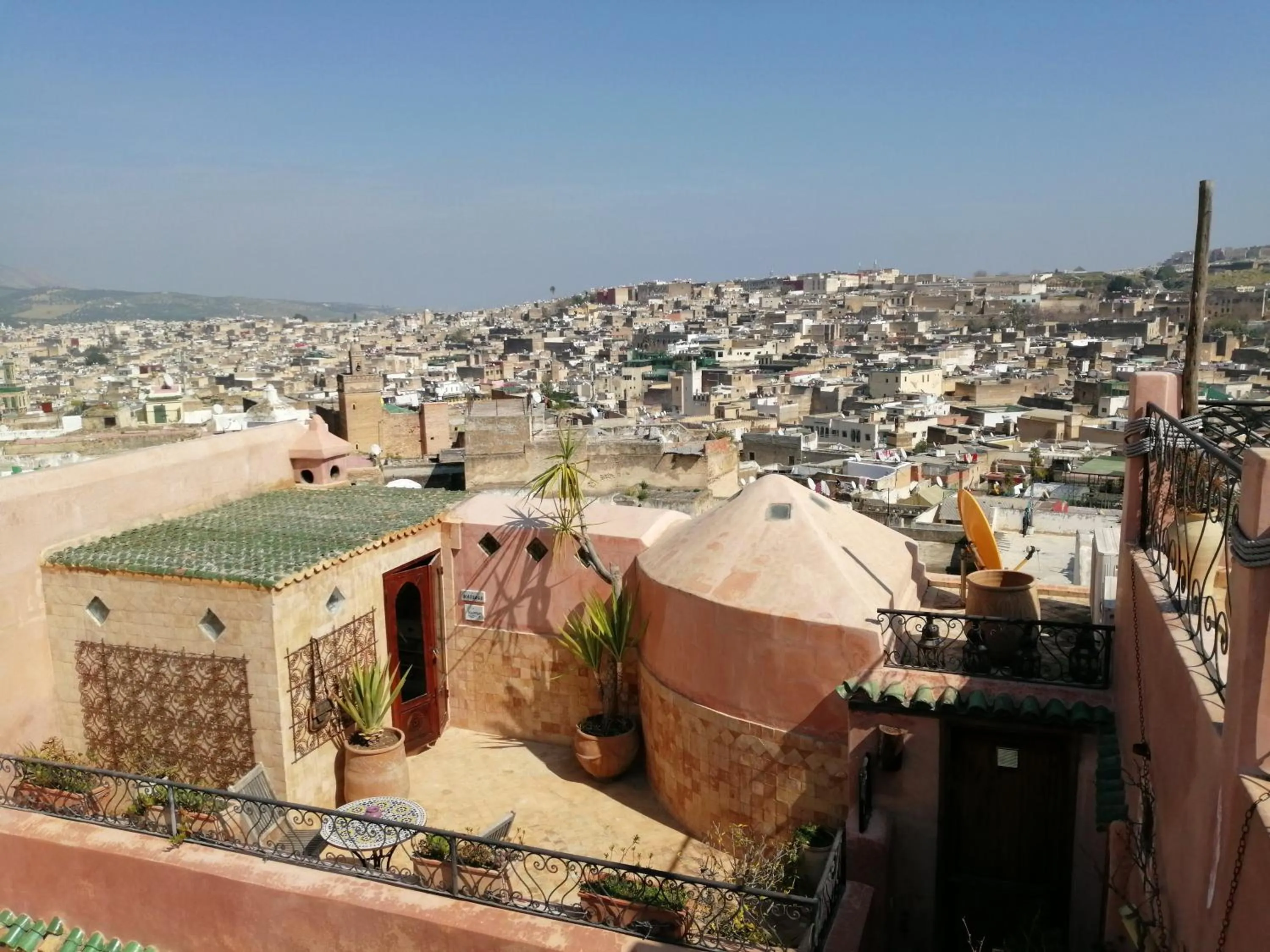 City view in Les Bains de Fez Tara