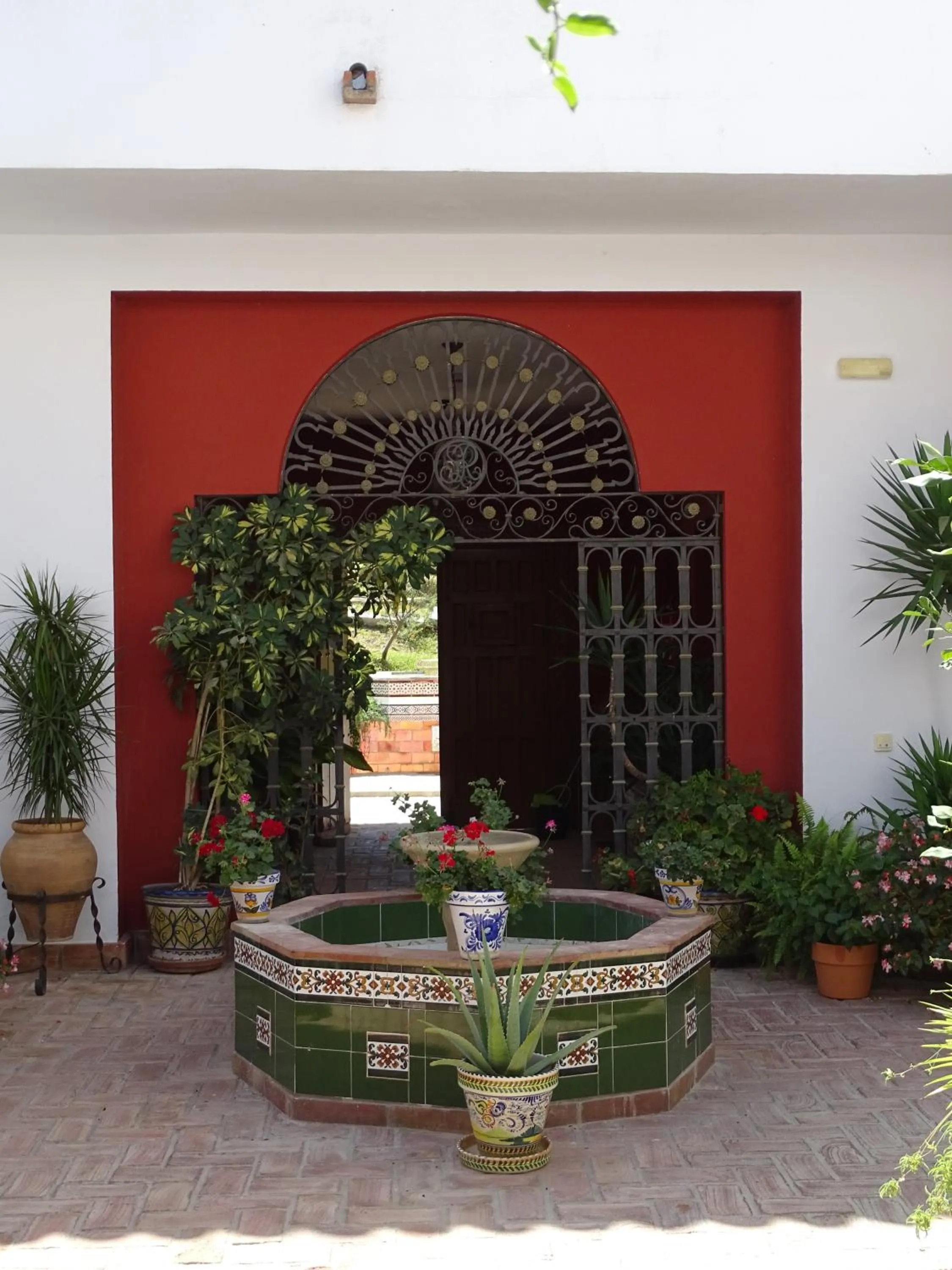 Patio in Hotel Sindhura