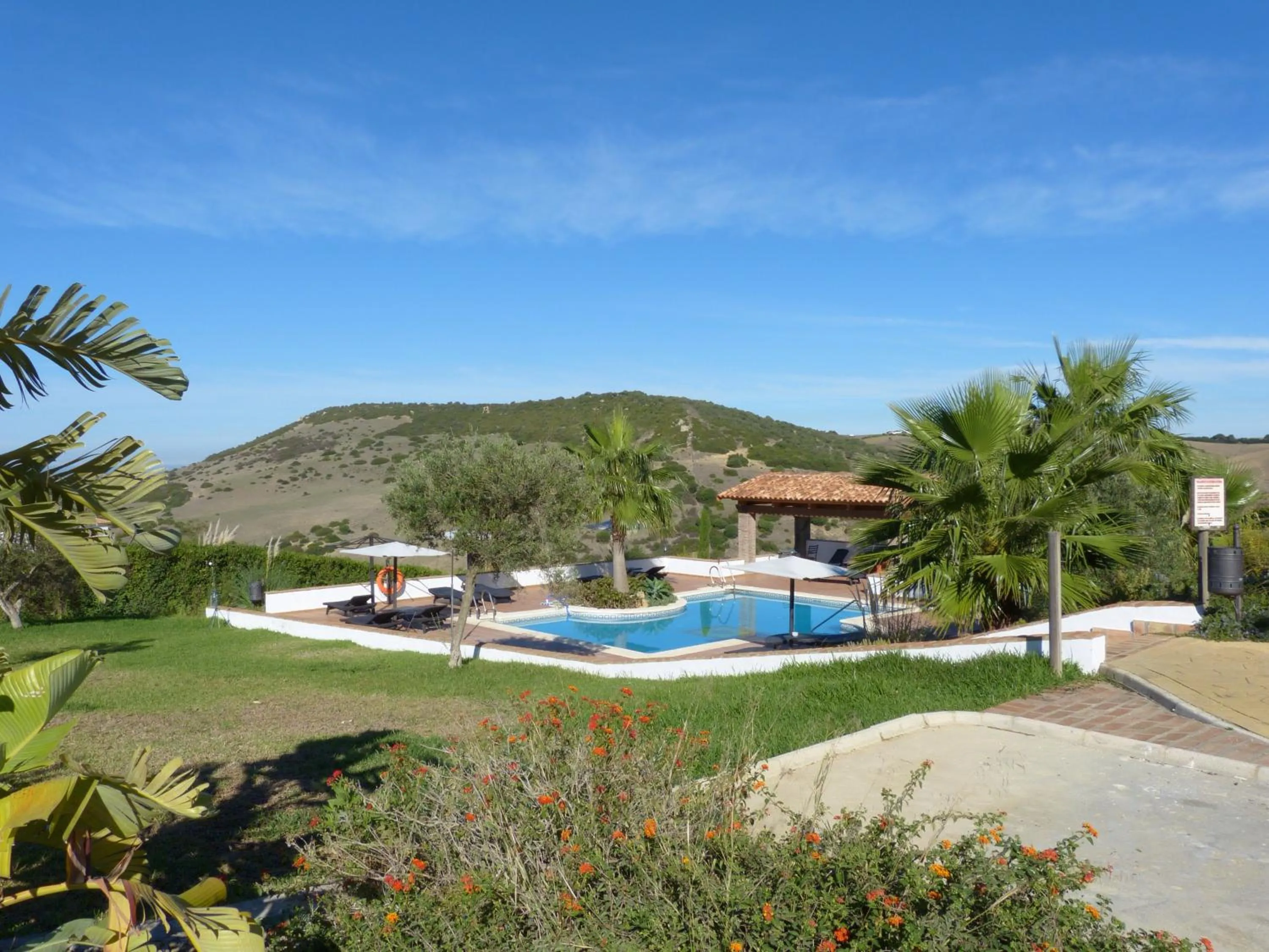 Pool view in Hotel Sindhura