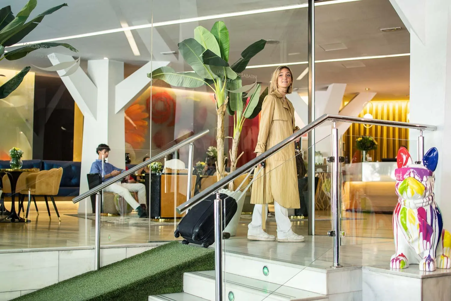 Lobby or reception in Apartosuites Jardines de Sabatini