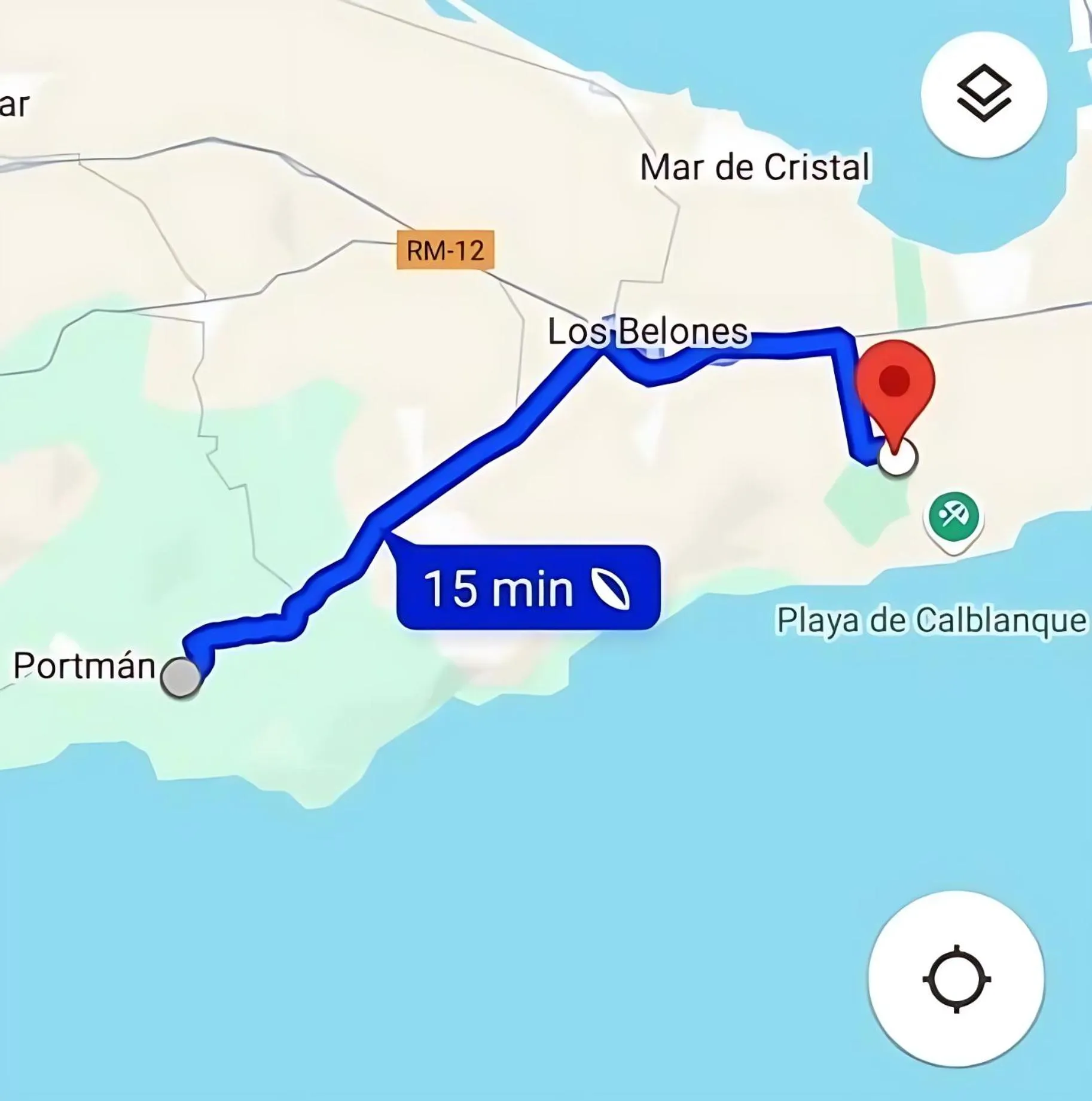 Beach in Hotel Portmán