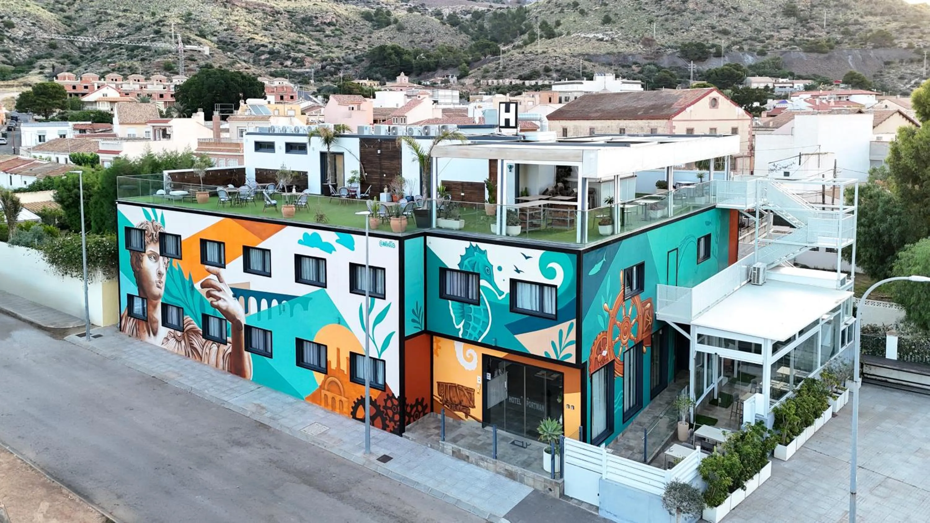 Property building in Hotel Portmán