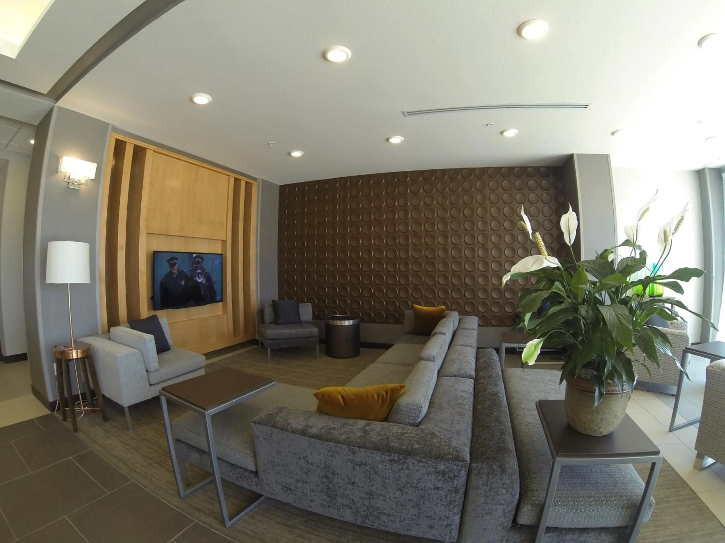 Communal lounge/ TV room in Wingate by Wyndham Loveland Johnstown