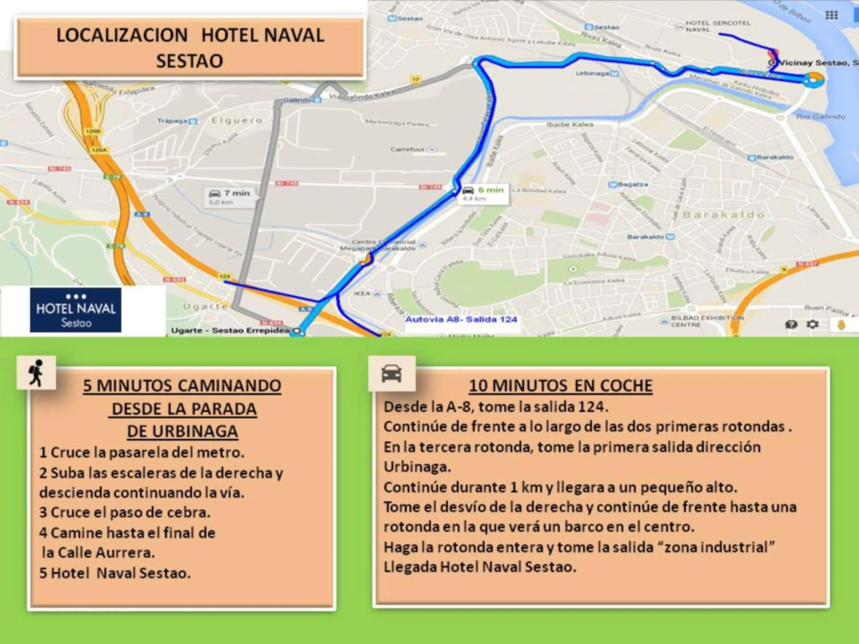 Area and facilities in Hotel Naval Sestao