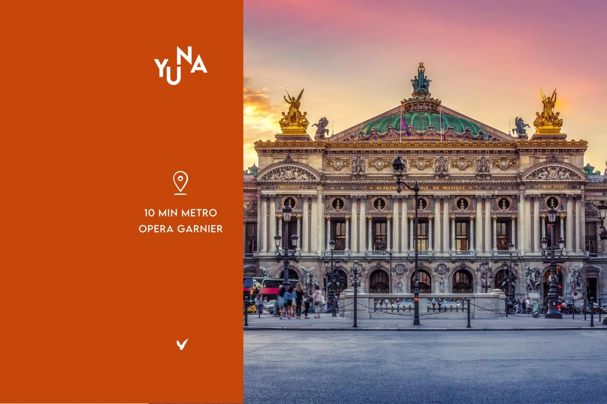 Property logo or sign in Yuna Les Halles - Serviced Apartments