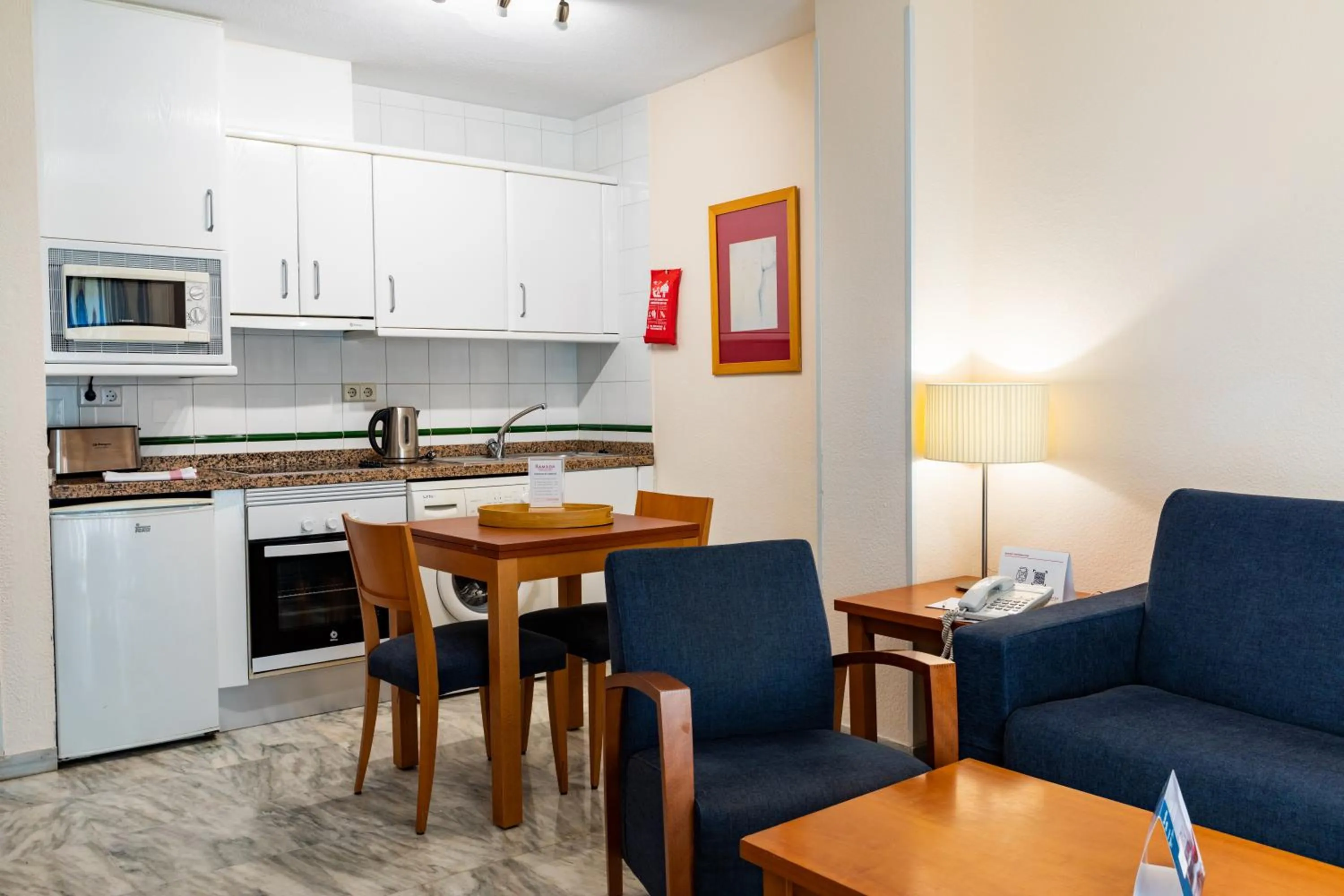 kitchen in Ramada Hotel & Suites by Wyndham Costa del Sol