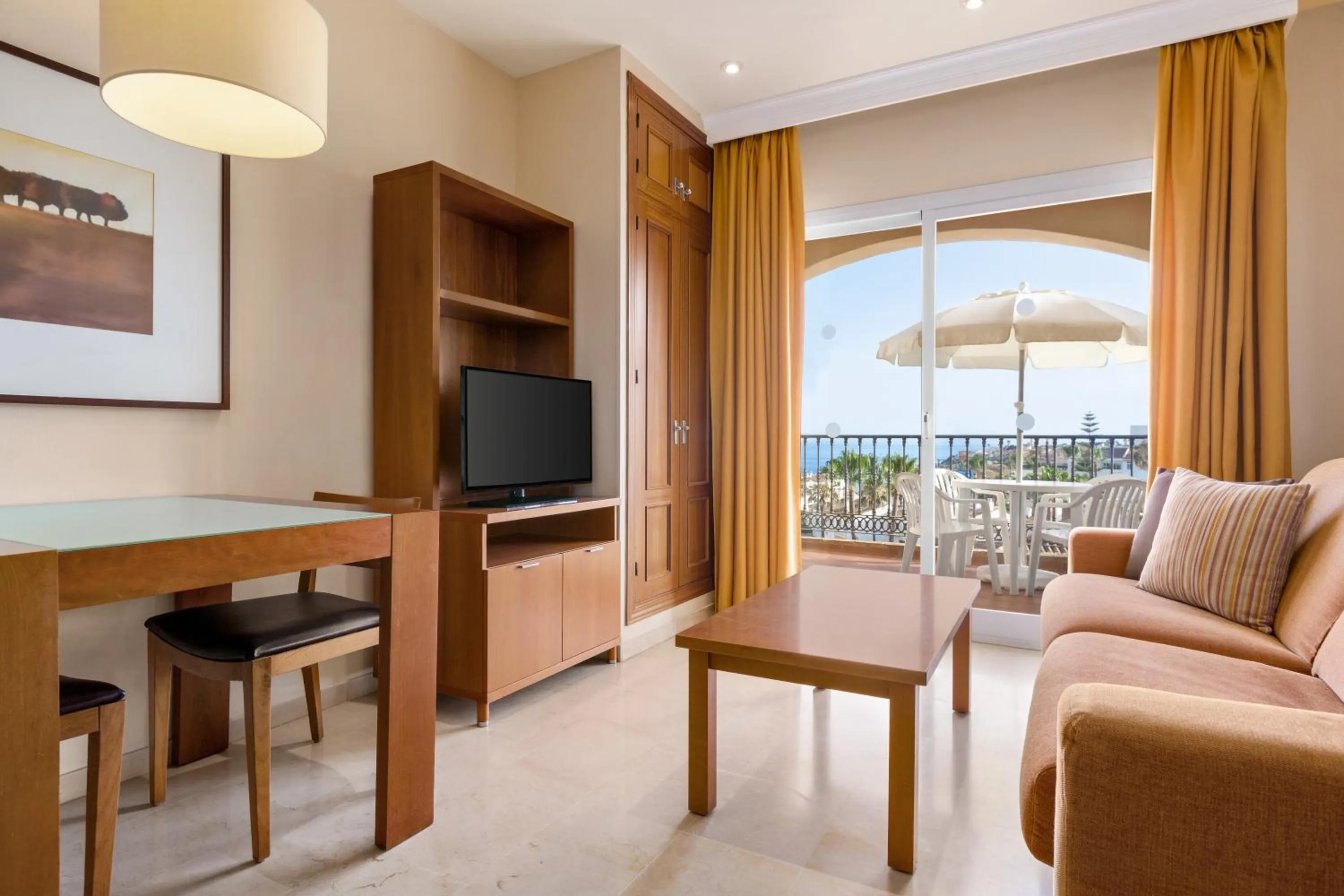 Premium One Bedroom Apartment with Sea View in Ramada Hotel & Suites by Wyndham Costa del Sol