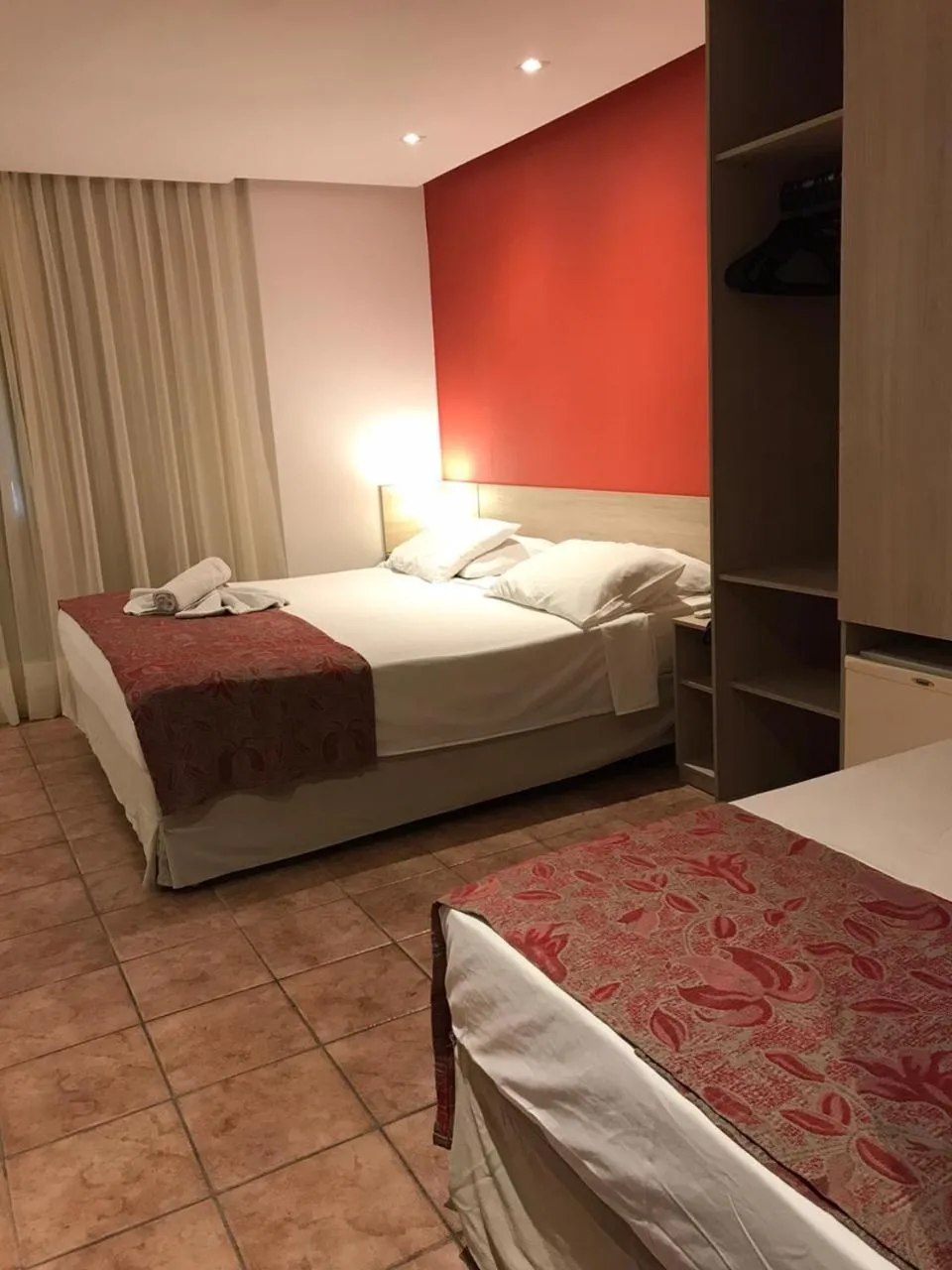 Bed in Plaza Praia Suítes