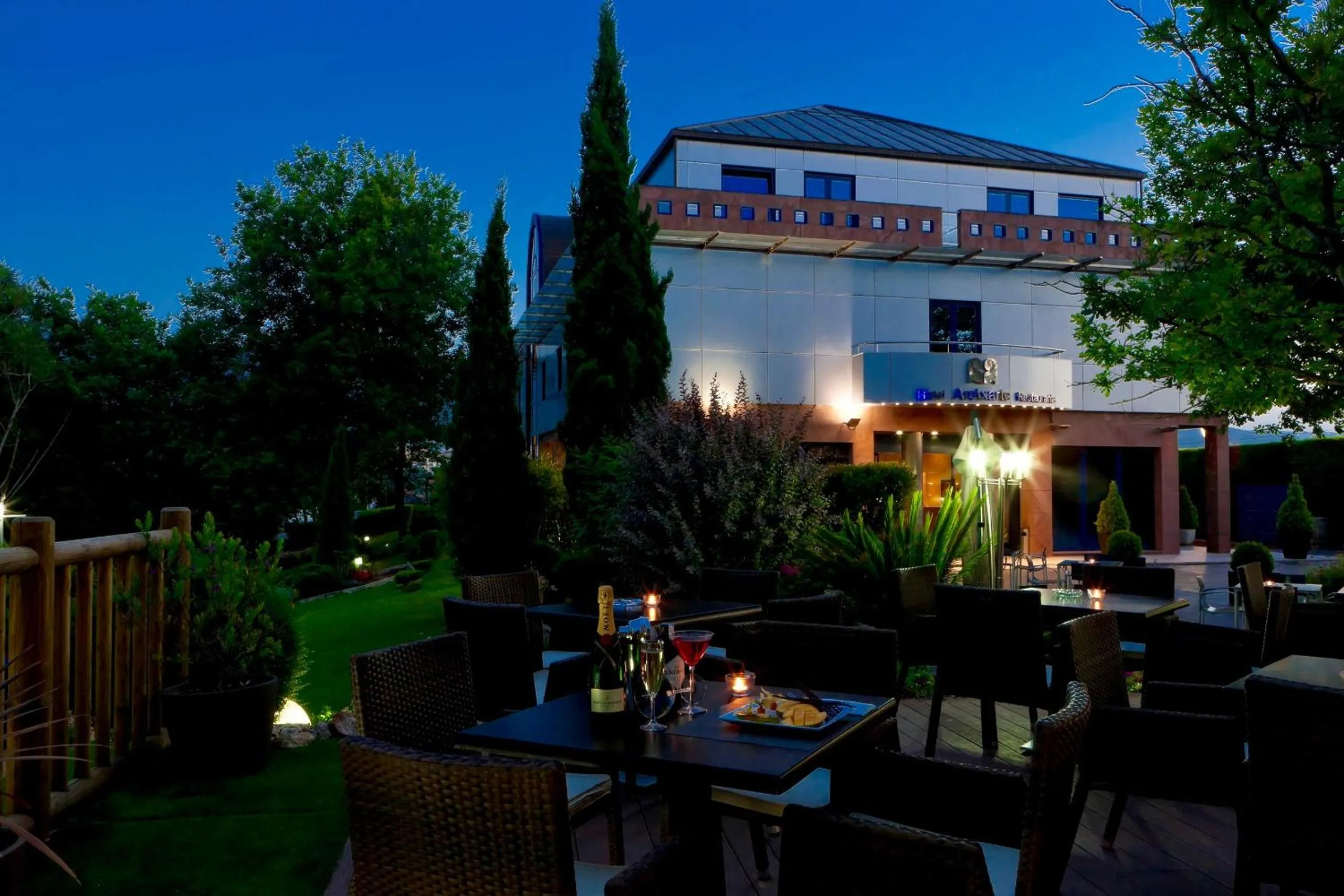 Garden in Hotel Aretxarte