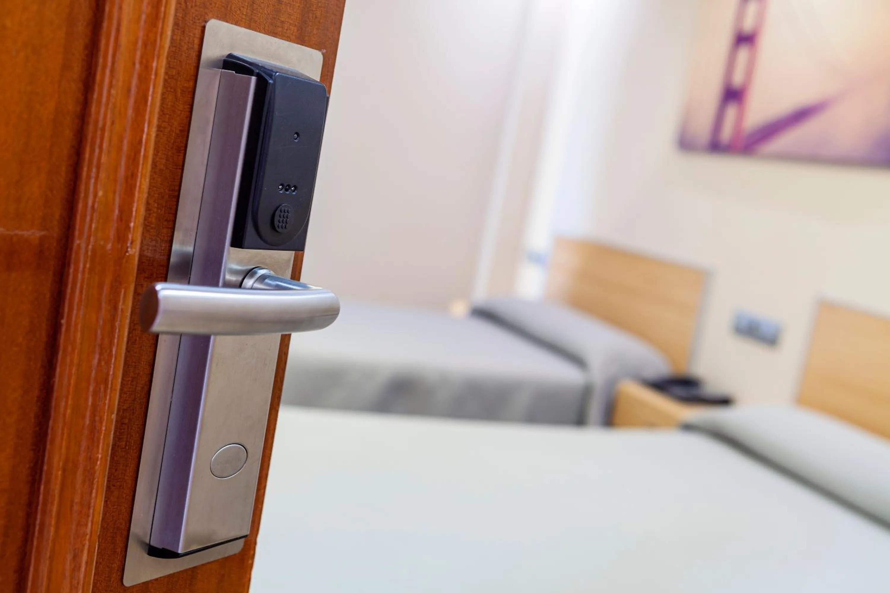 Decorative detail, Bed in Hotel Olympia Ronda I