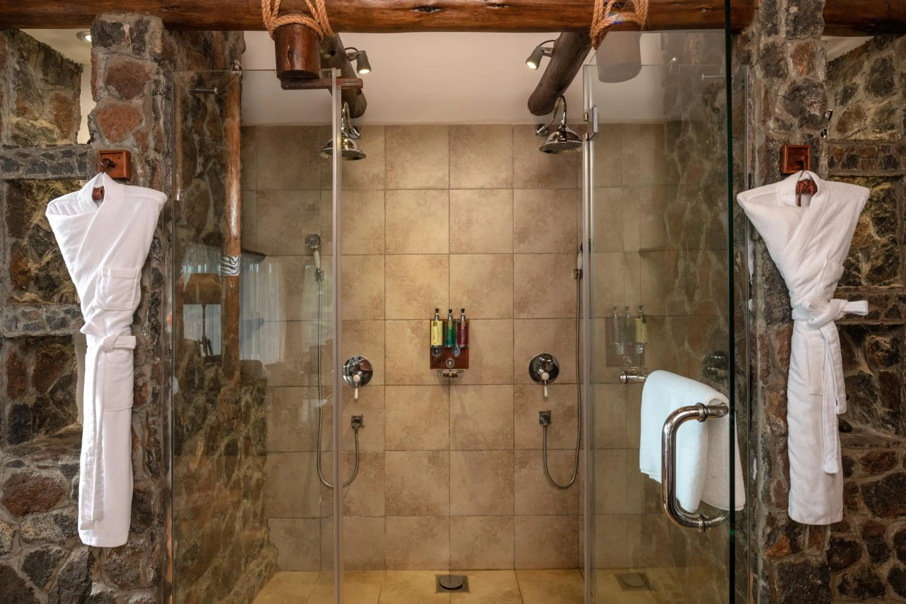 Shower in Lake Manyara Kilimamoja Lodge