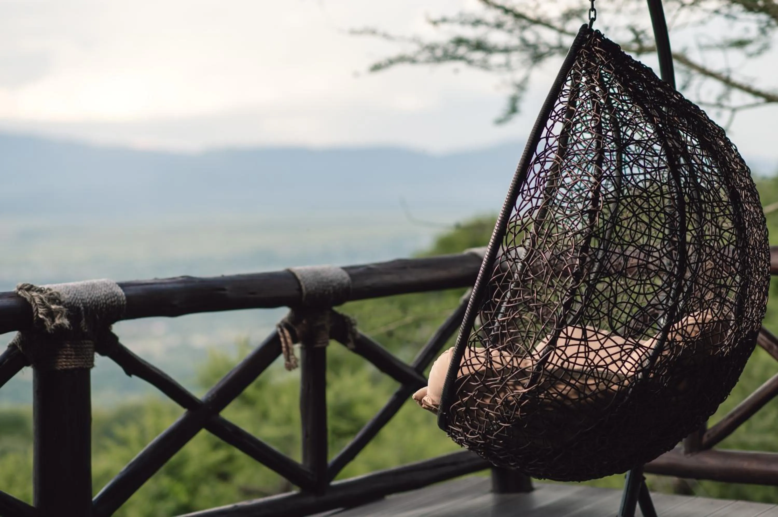 Patio in Lake Manyara Kilimamoja Lodge