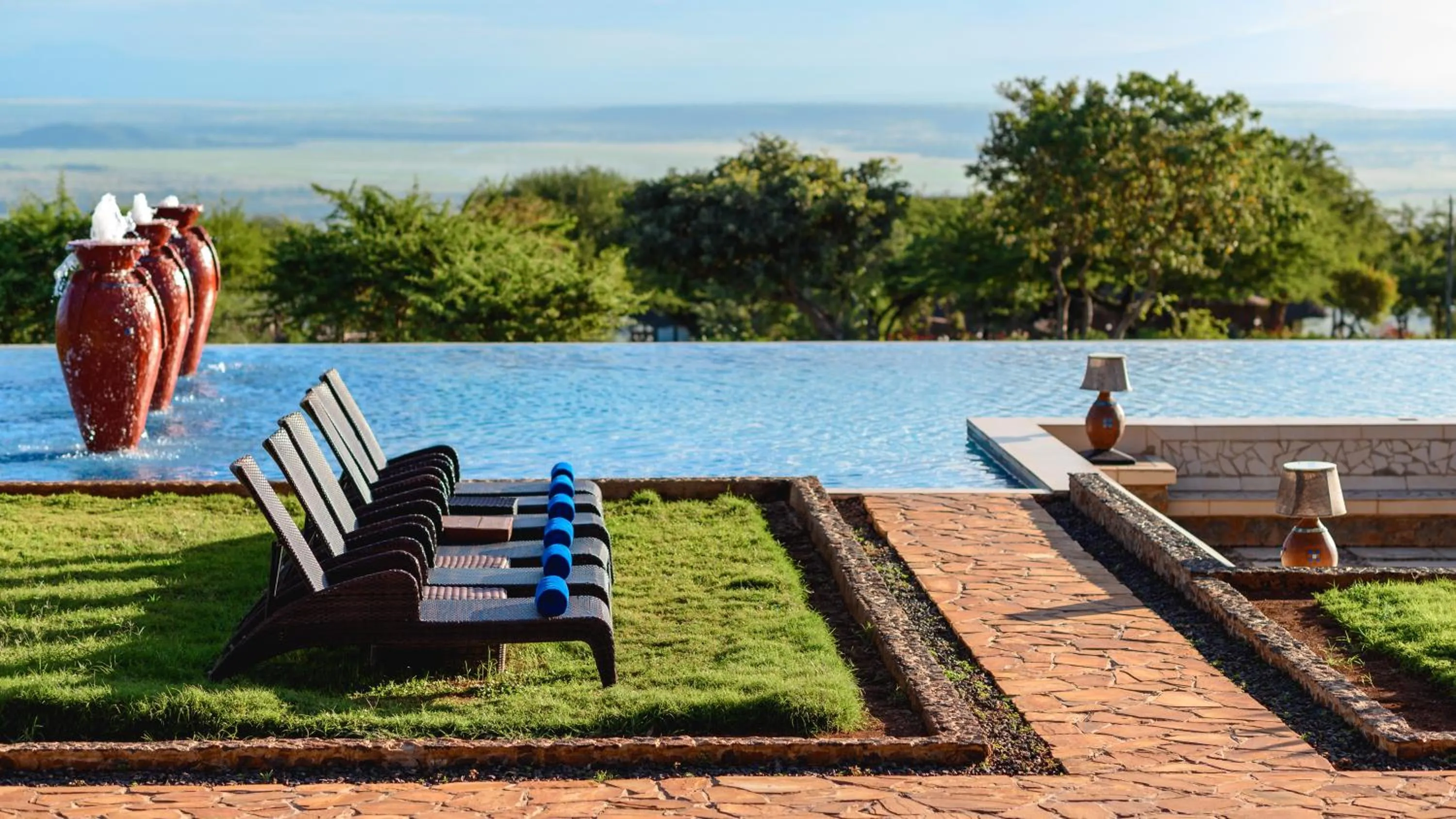 Swimming pool in Lake Manyara Kilimamoja Lodge