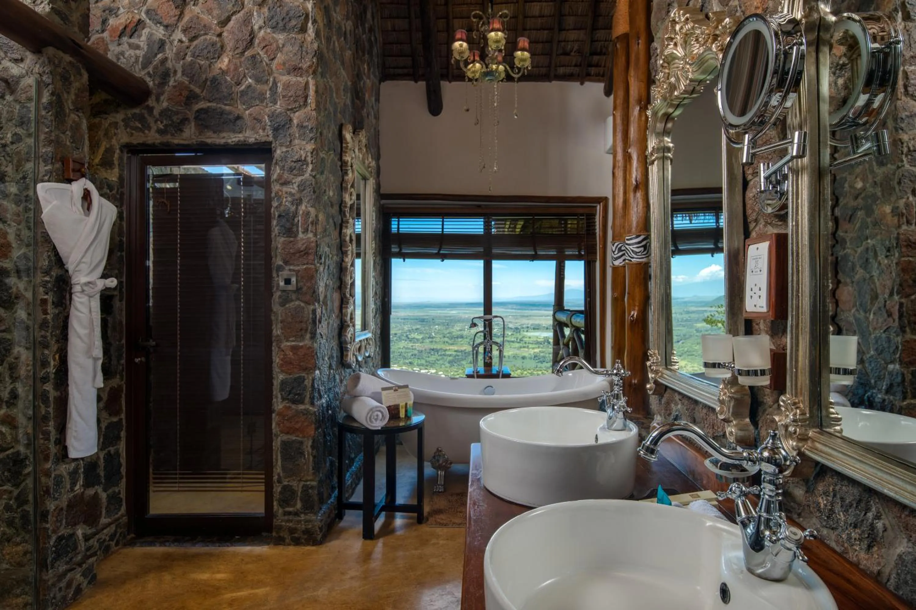 Bathroom in Lake Manyara Kilimamoja Lodge