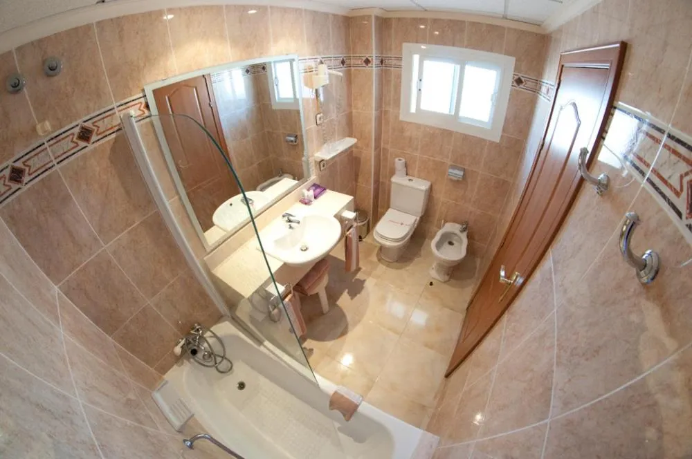 Bathroom in Hotel Cala Gat