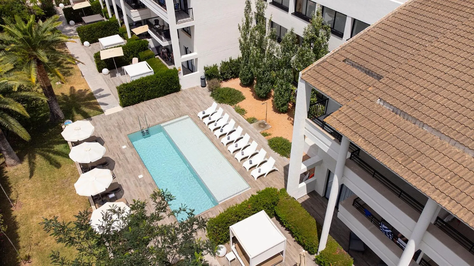 Bird's eye view in Hotel Bahia Pollensa