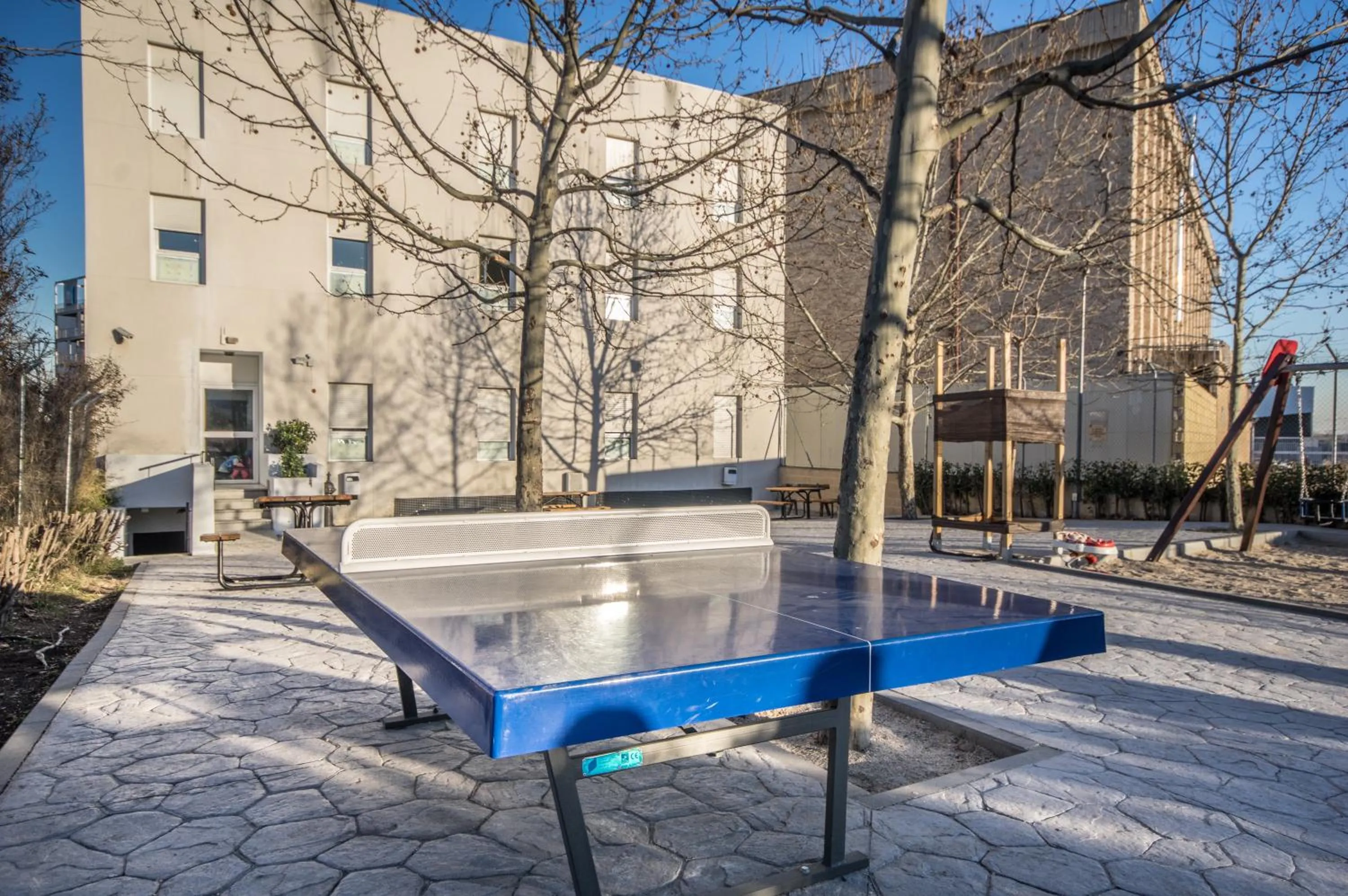 Patio in Hostal Welcome