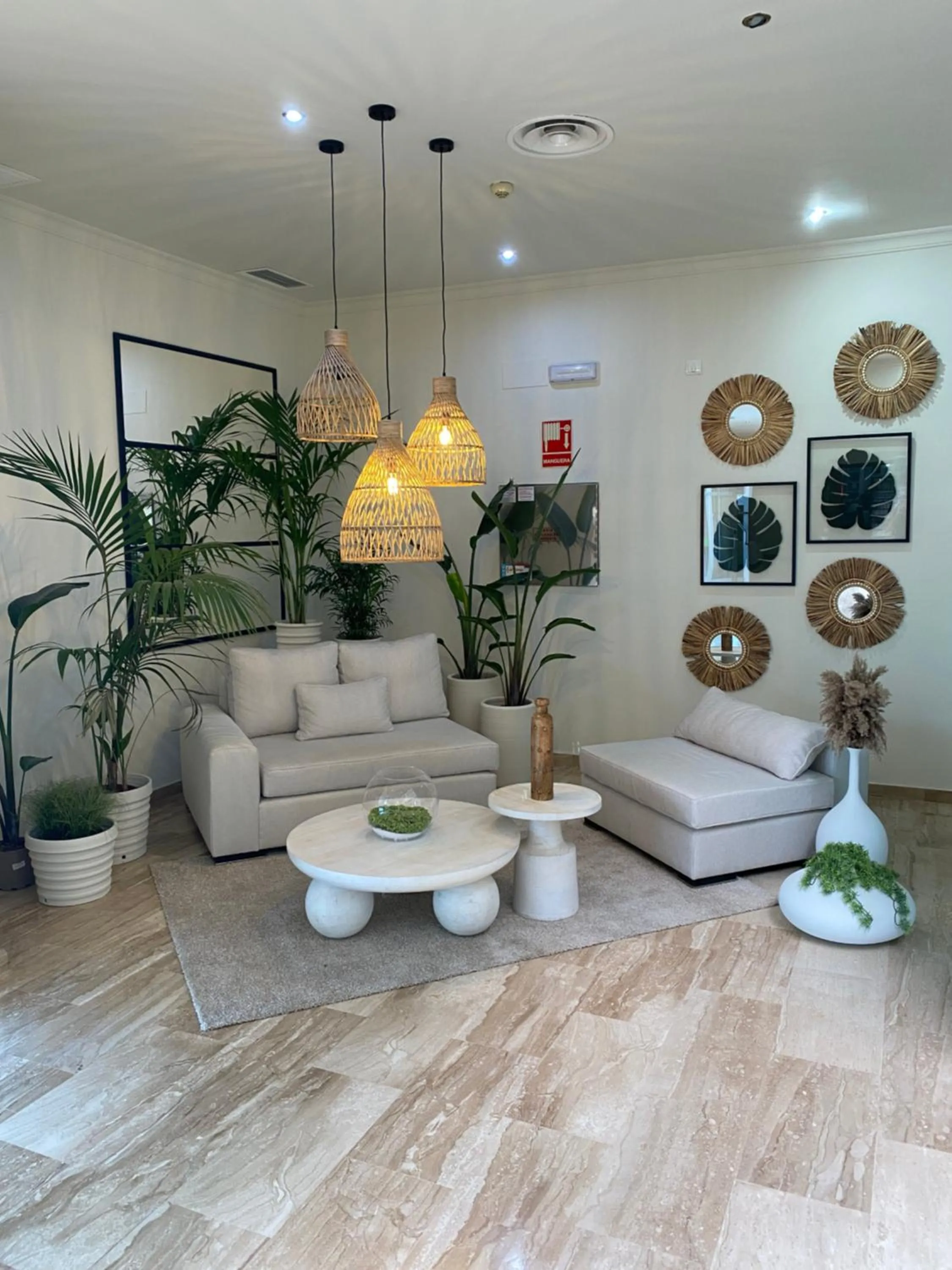 Lobby or reception in Hotel Santa Ana