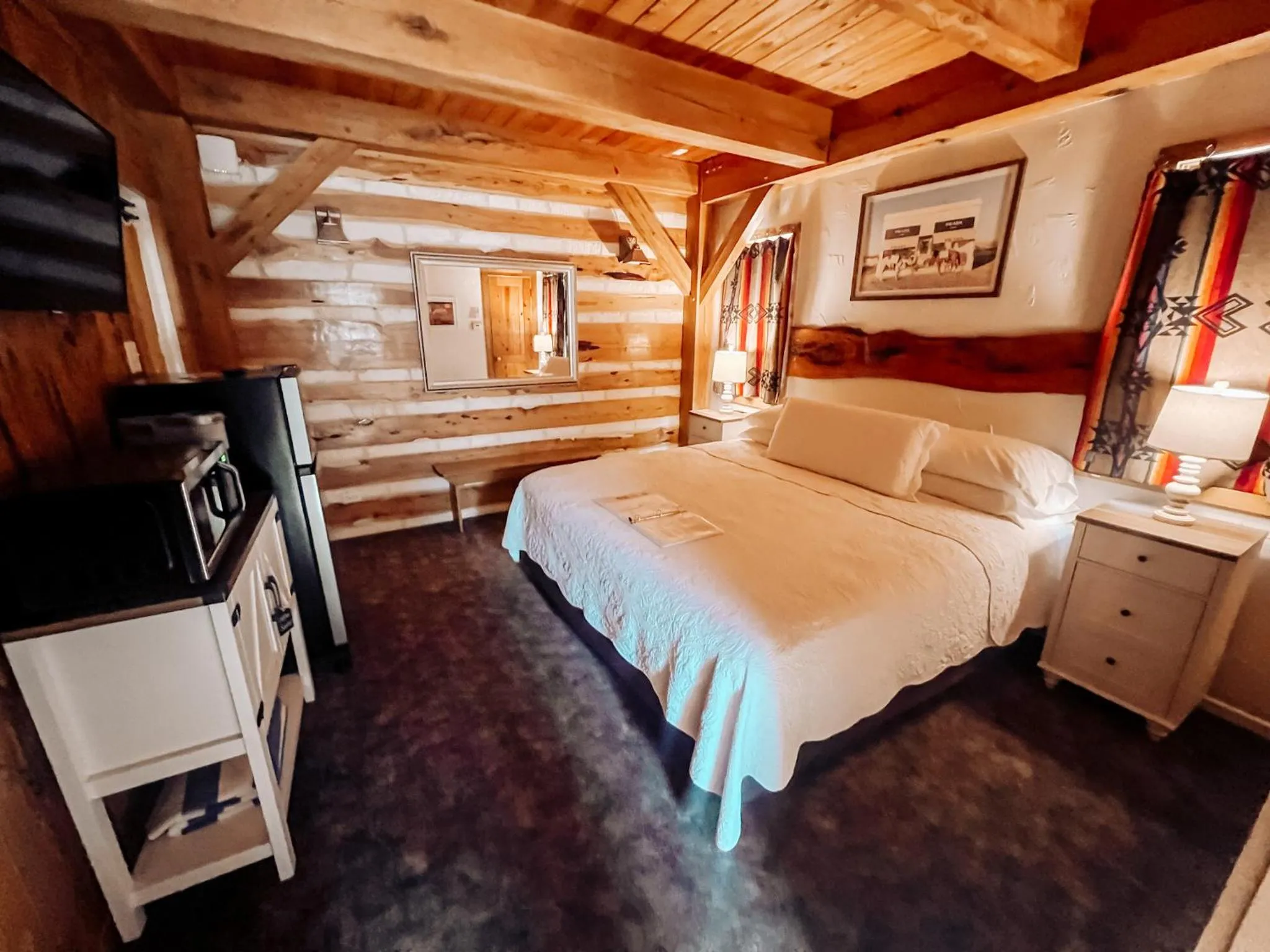 Bedroom, Bed in Gruene Cottages