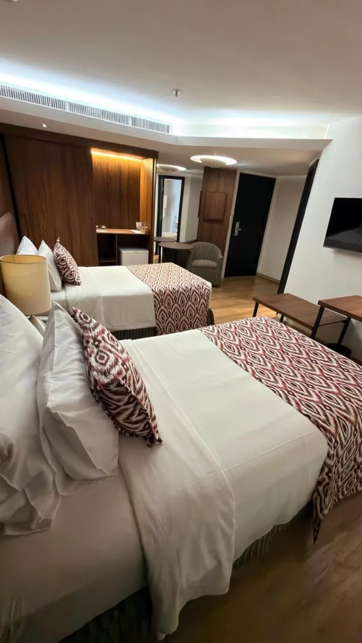 Bed in Grand Bittar Hotel