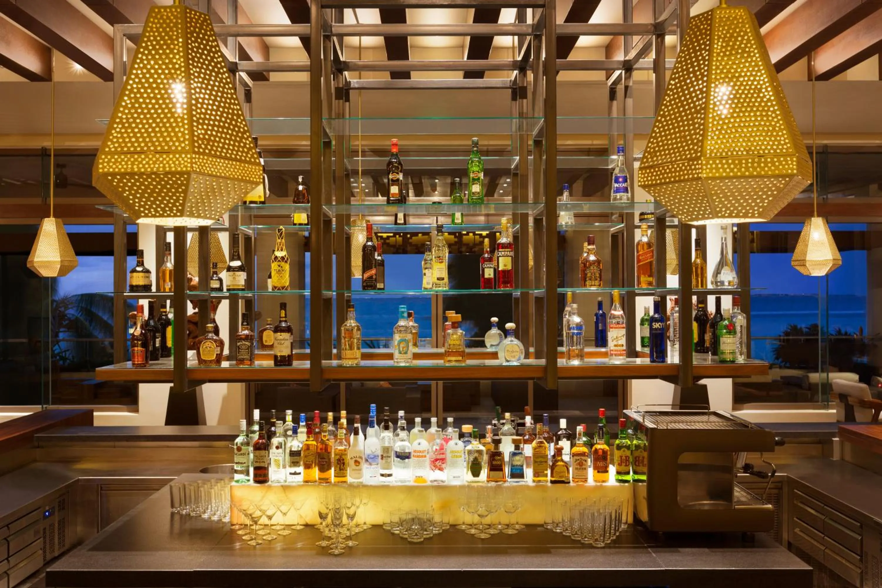 Alcoholic drinks in Turquoize at Hyatt Ziva Cancun - Adults Only - All Inclusive