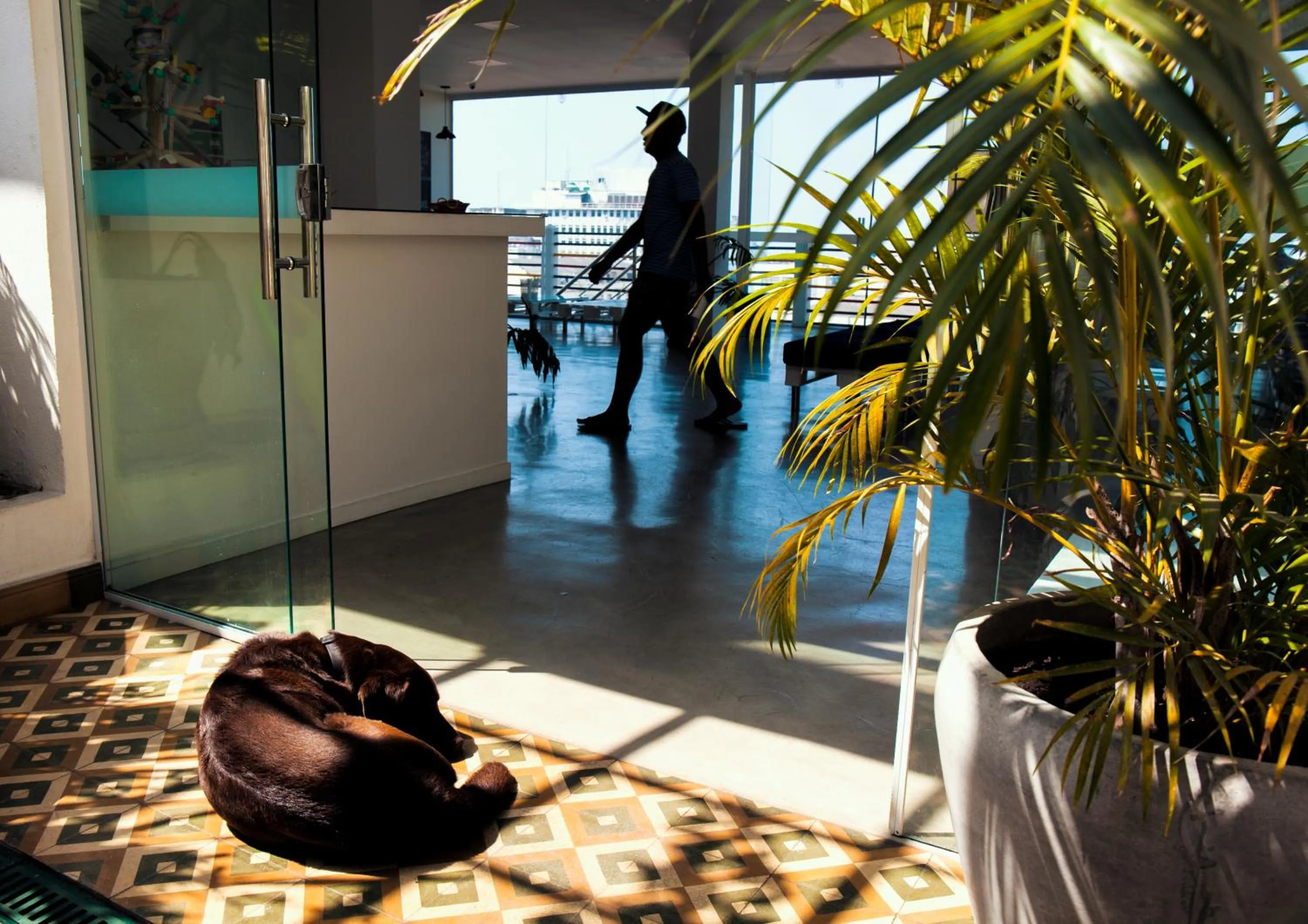 Lobby or reception in Aquarela do Leme