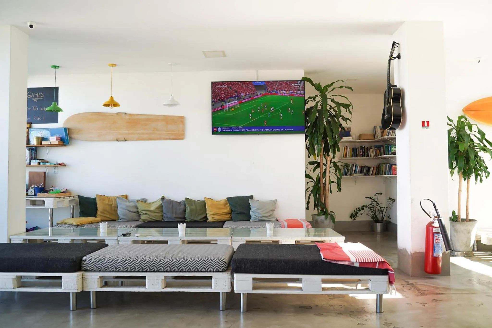 Living room in Aquarela do Leme