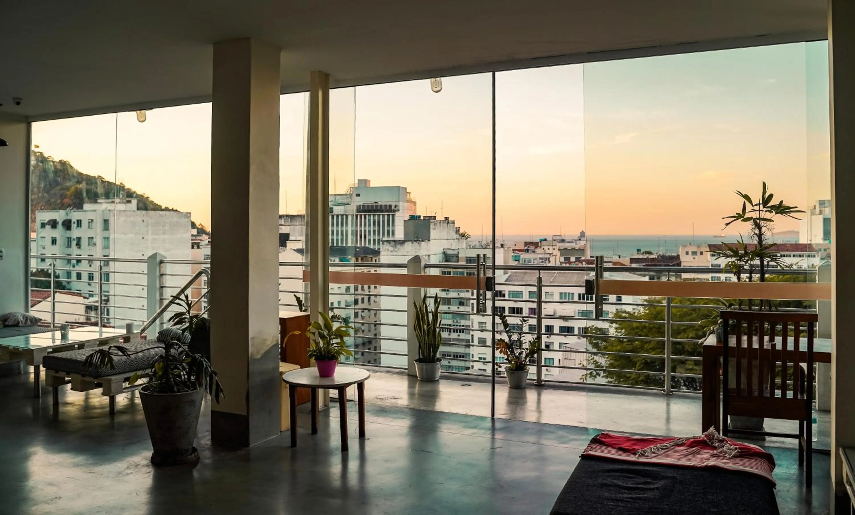 Living room in Aquarela do Leme