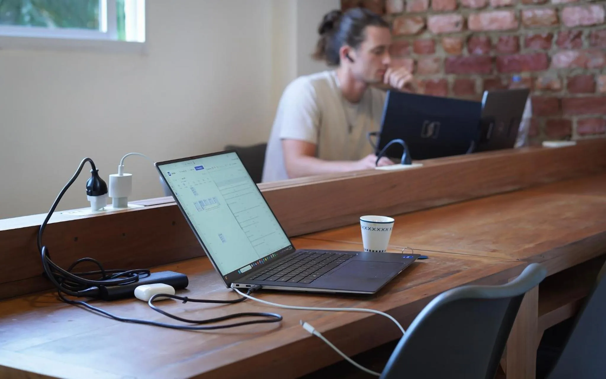 Seating area in Aquarela do Leme