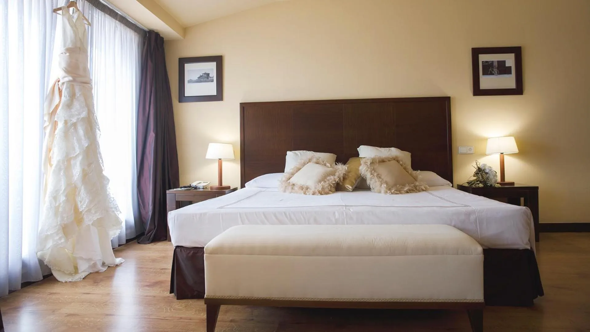 Bed in Gran Hotel Ciudad de Barbastro