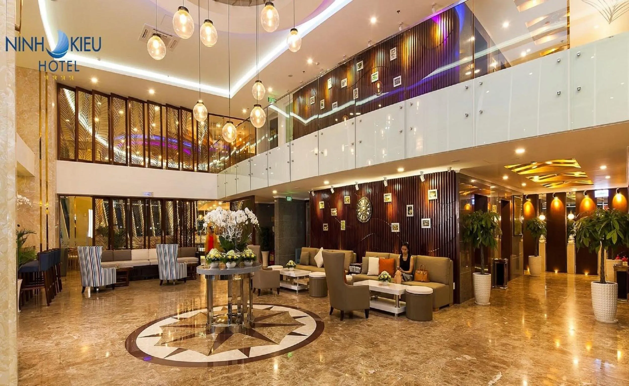 Lobby or reception in Ninh Kieu Riverside Hotel