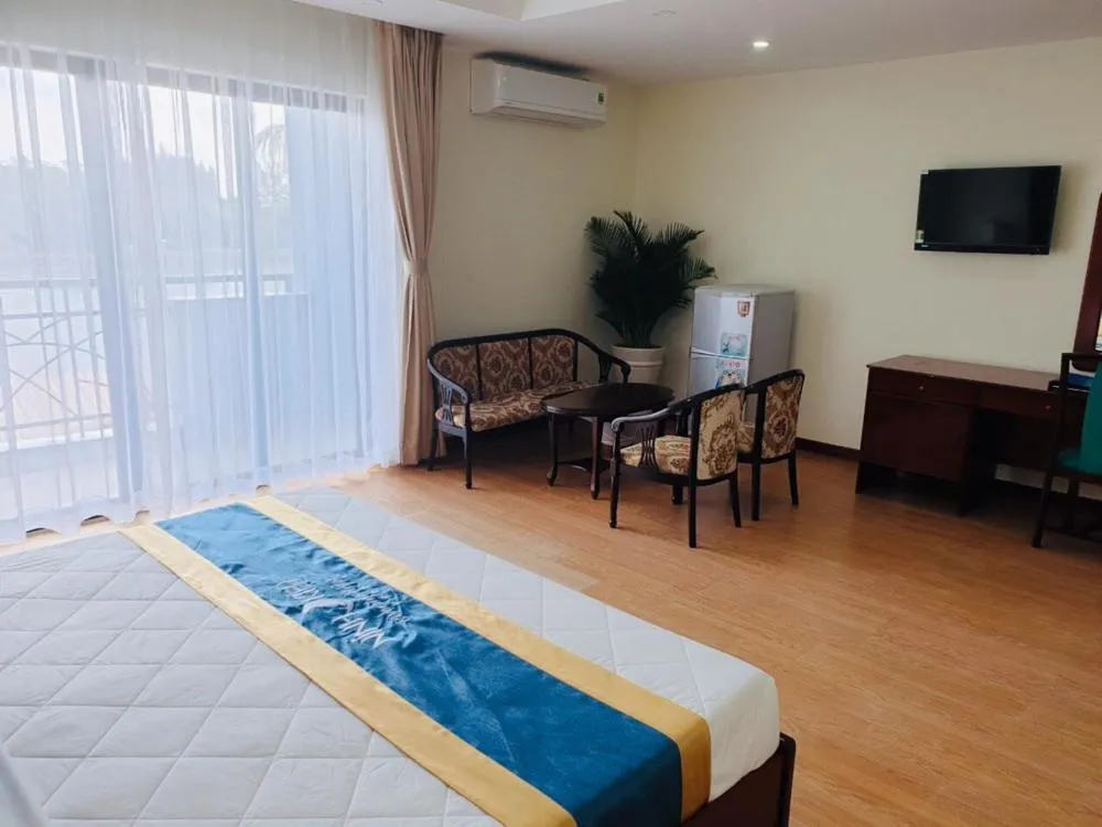 Bed in Ninh Kieu Riverside Hotel