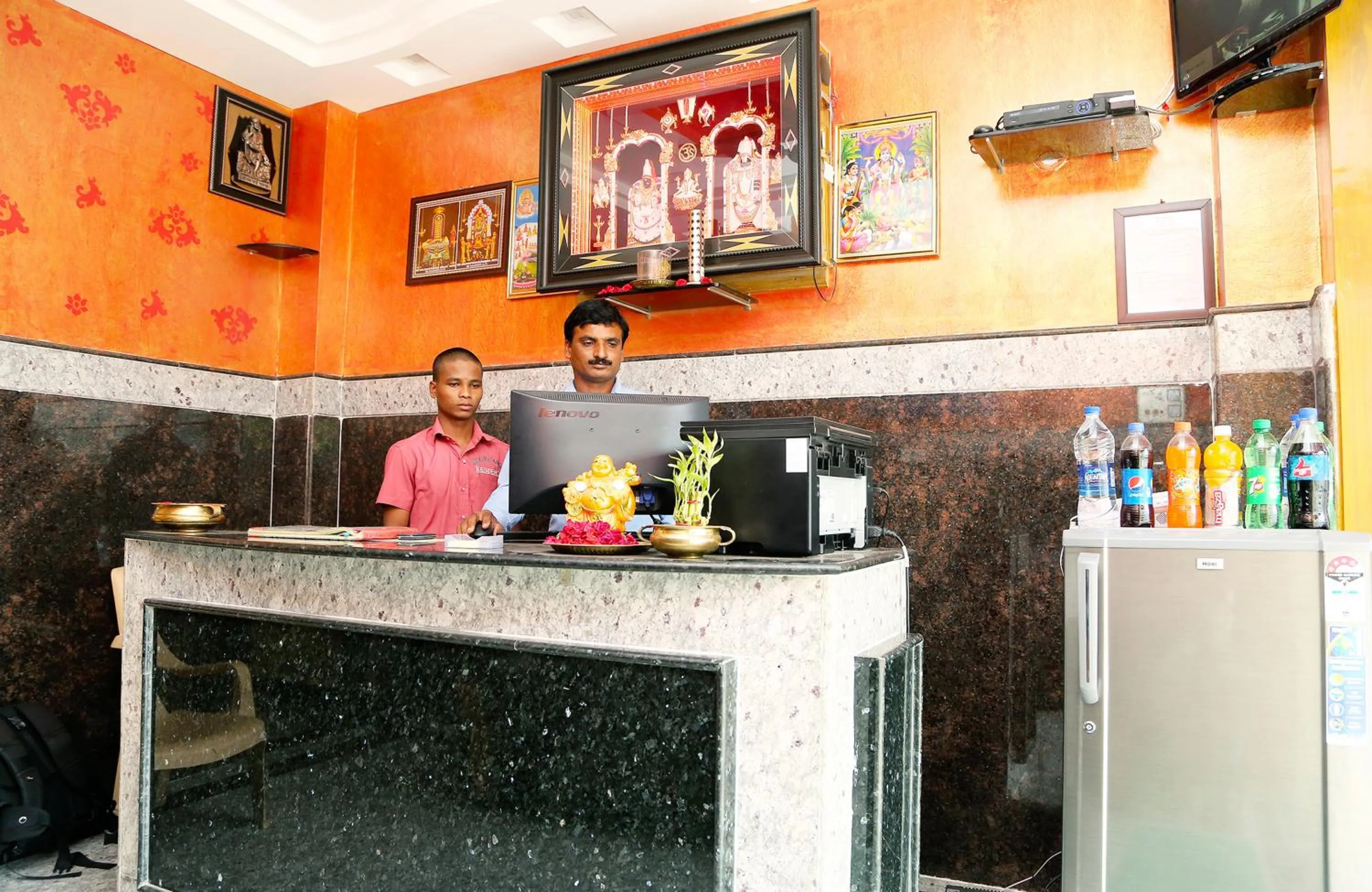 Lobby or reception in Shubhanga Residency