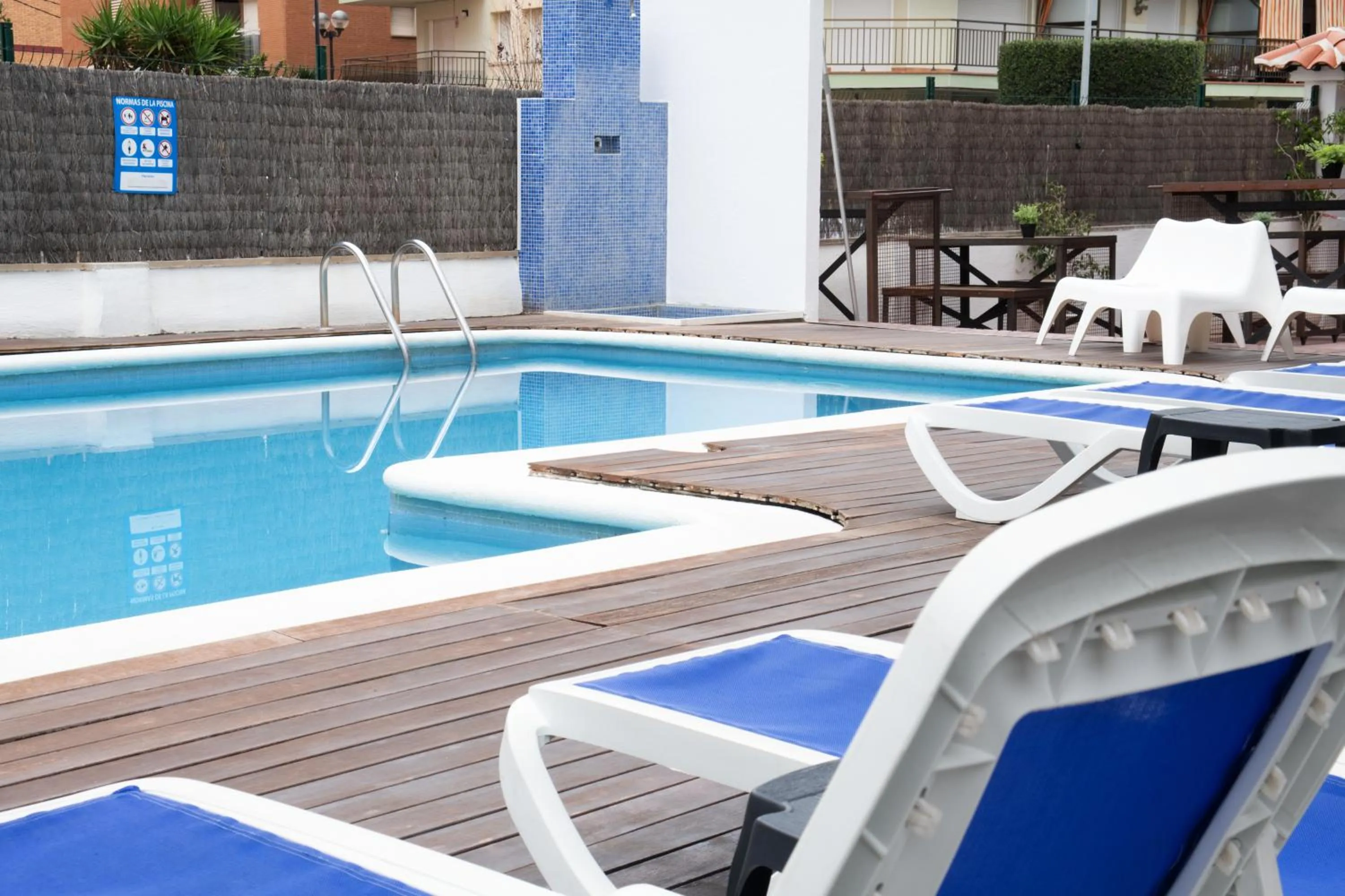 Patio in Adia Hotel Cunit Playa