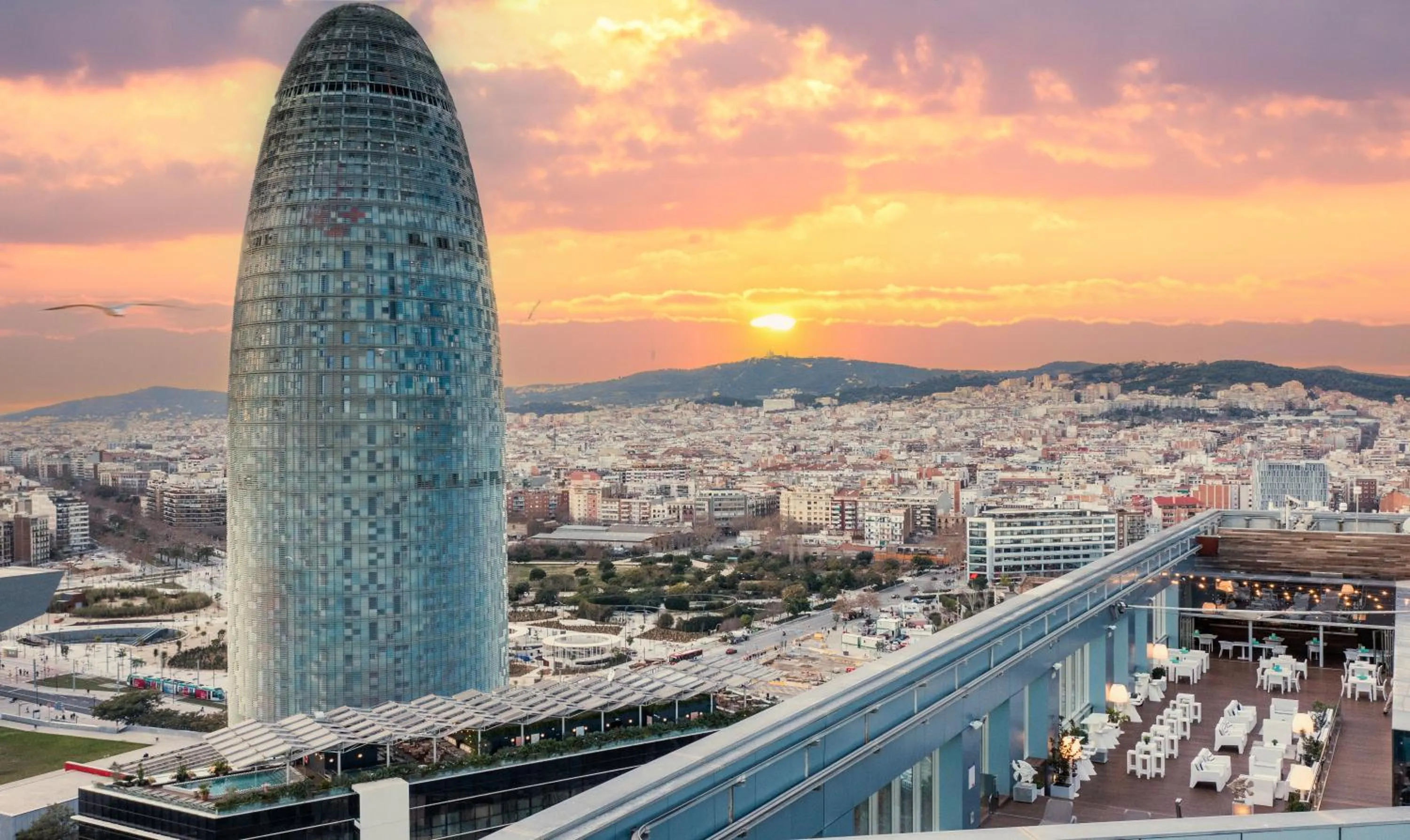 View (from property/room) in Novotel Barcelona City