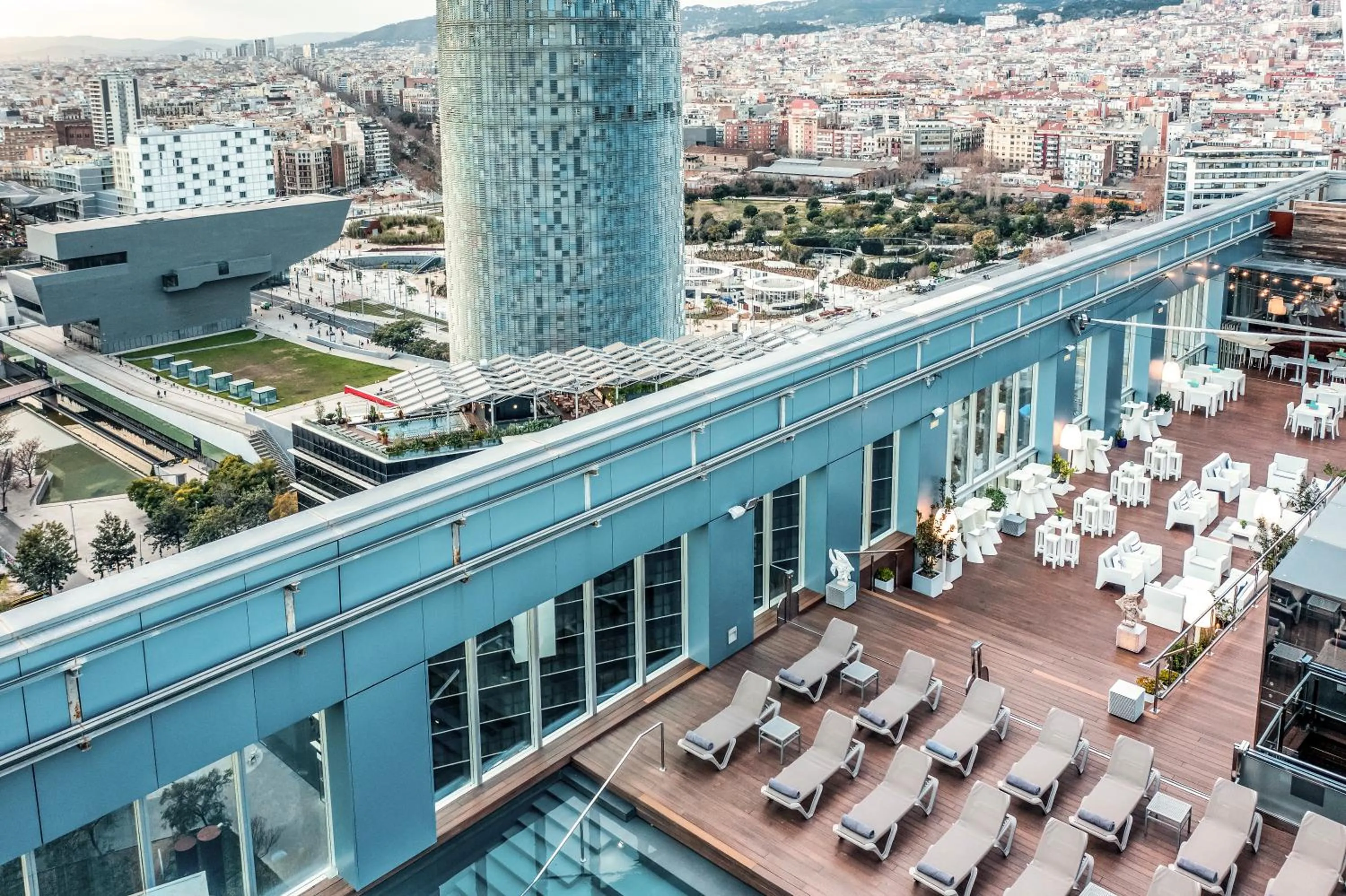 Location in Novotel Barcelona City