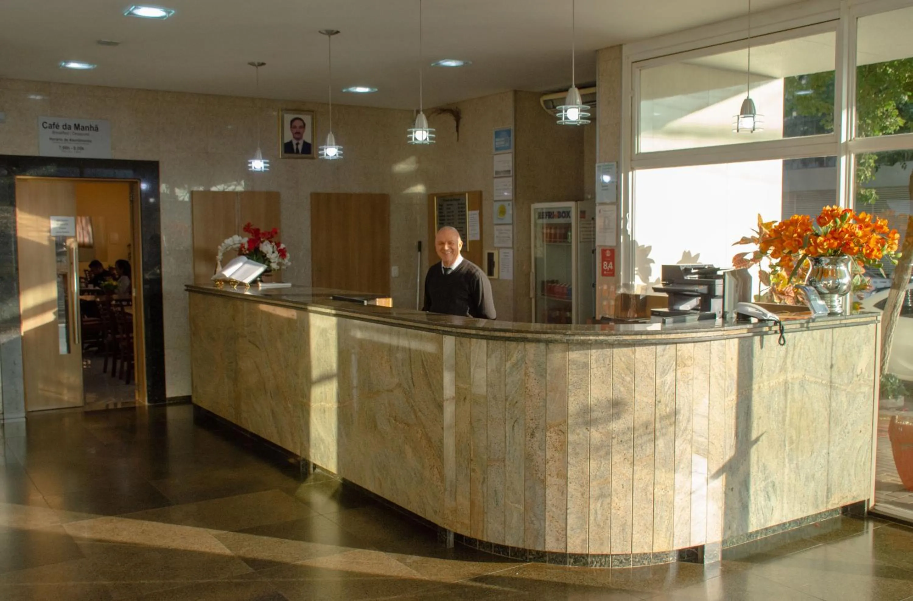 Lobby or reception in Hotel Dan Inn Express Foz do Iguaçu By Nacional Inn