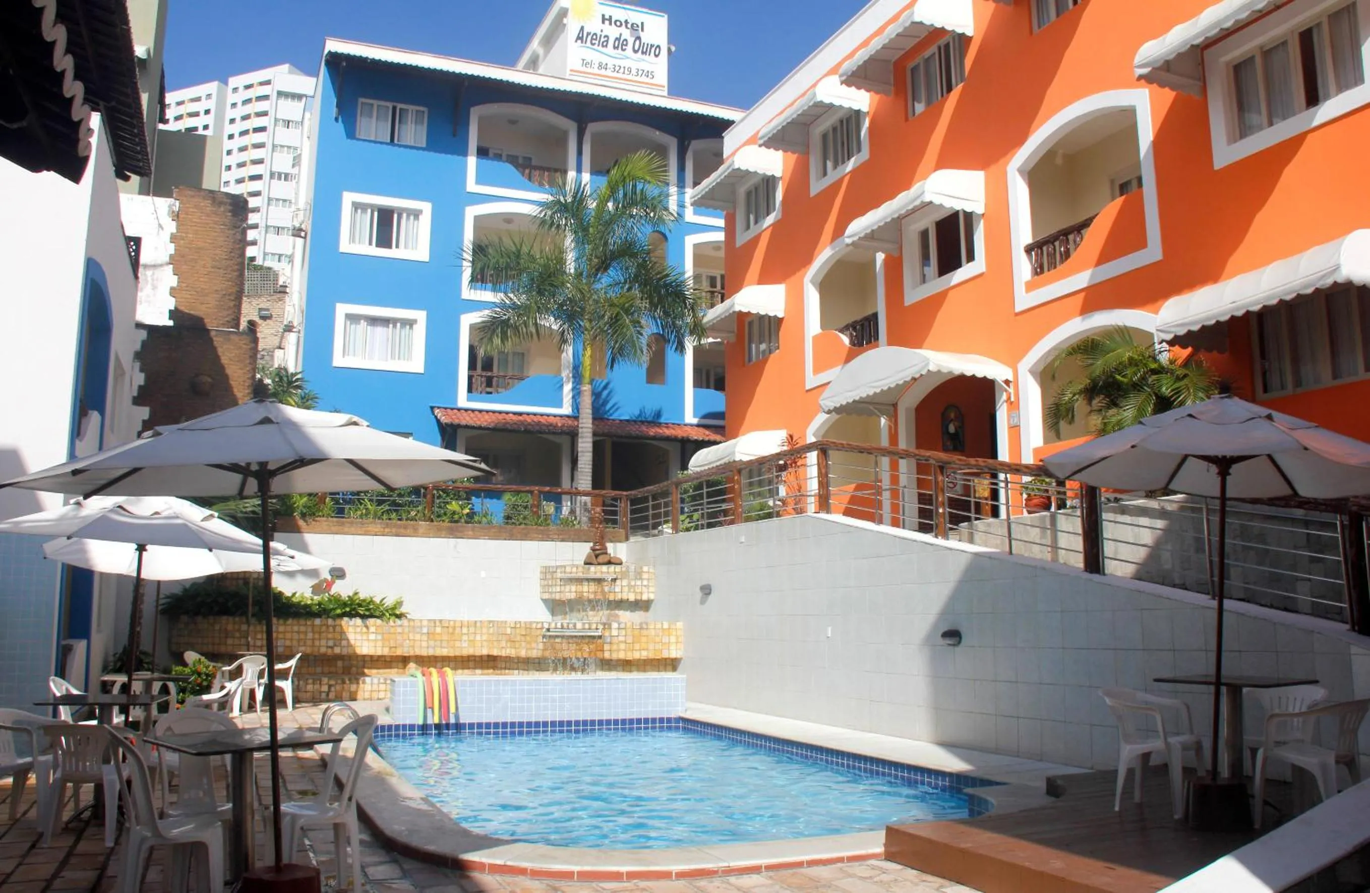 Pool view in Hotel Areia de Ouro