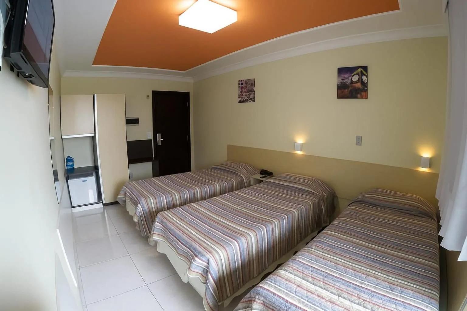 Bed in Hotel Areia de Ouro