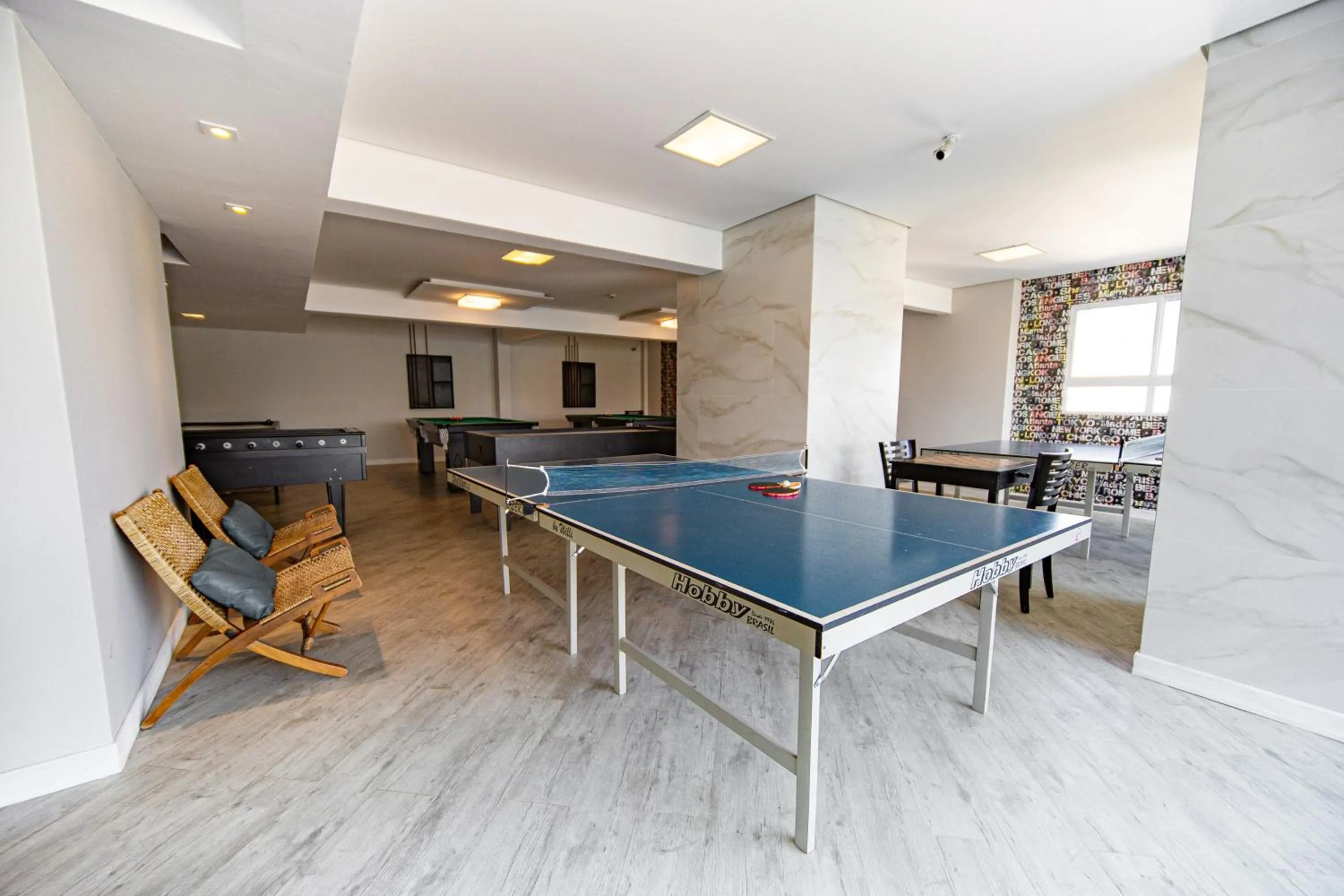 Game Room in Hotel Plaza Camboriú