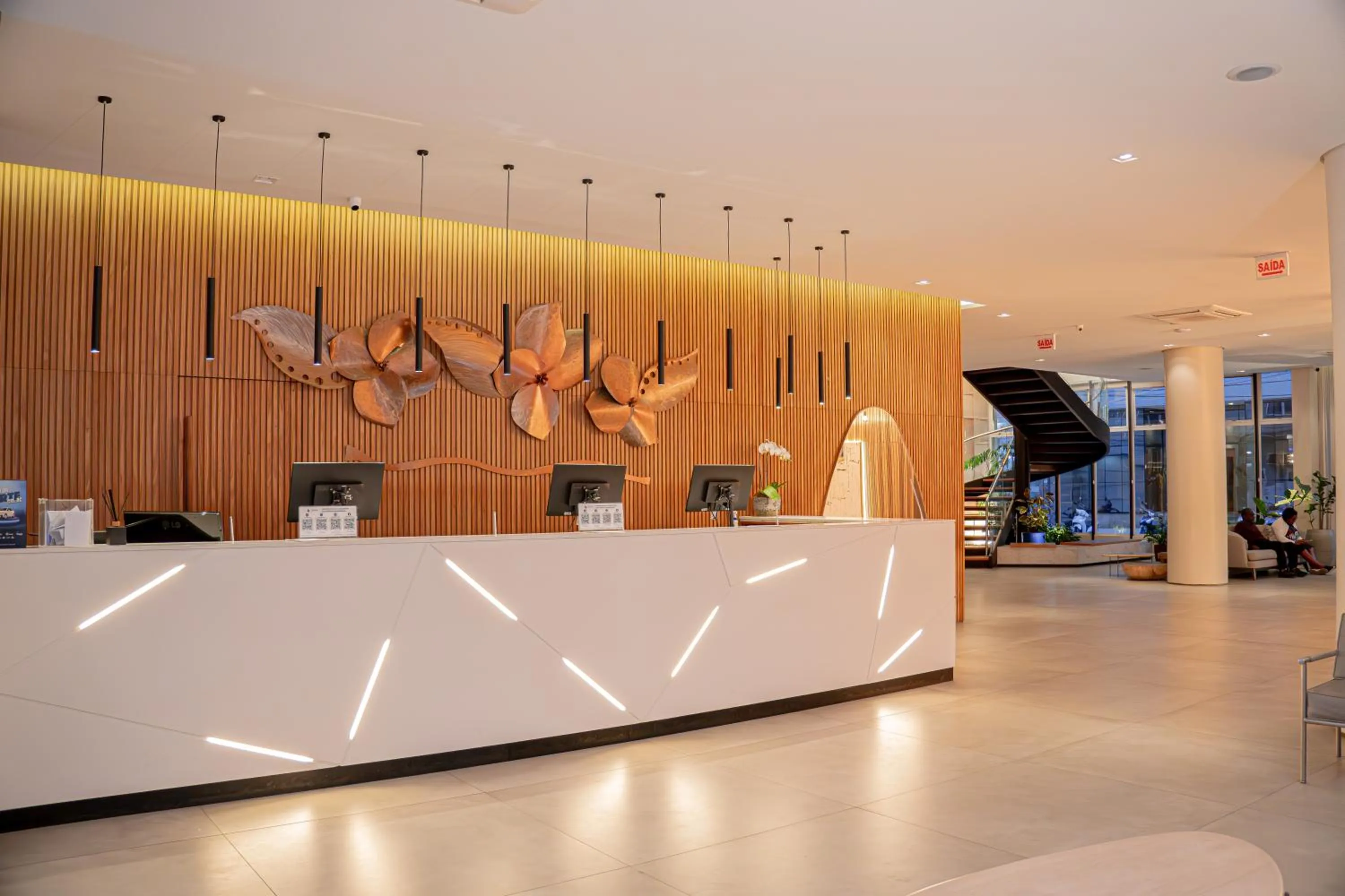 Lobby or reception in Hotel Plaza Camboriú